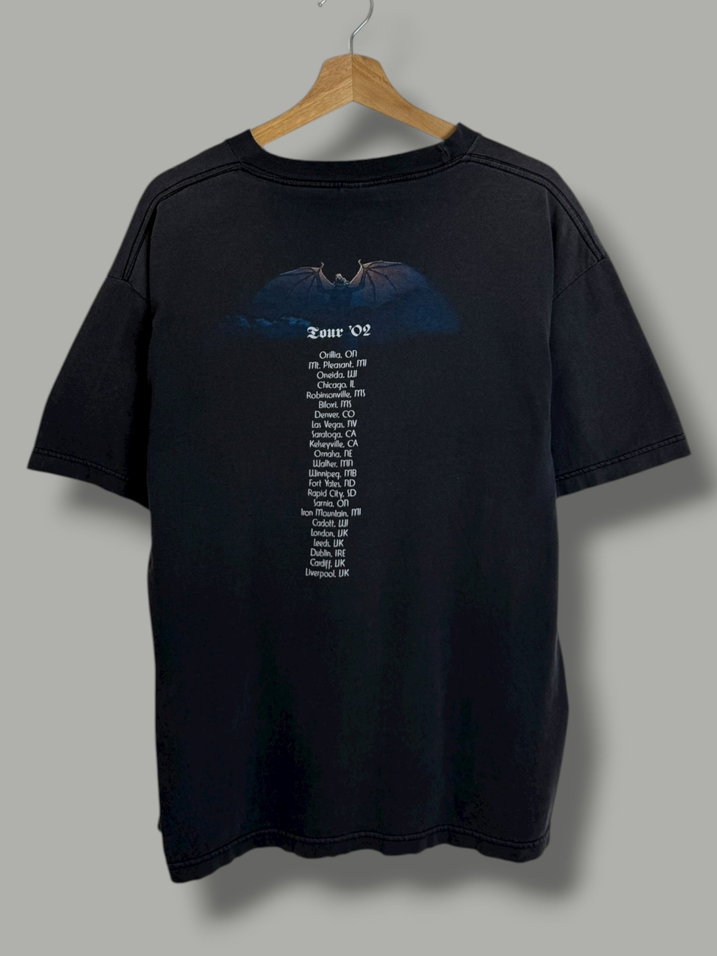 Vintage 2002 Meat Loaf Tour T Shirt