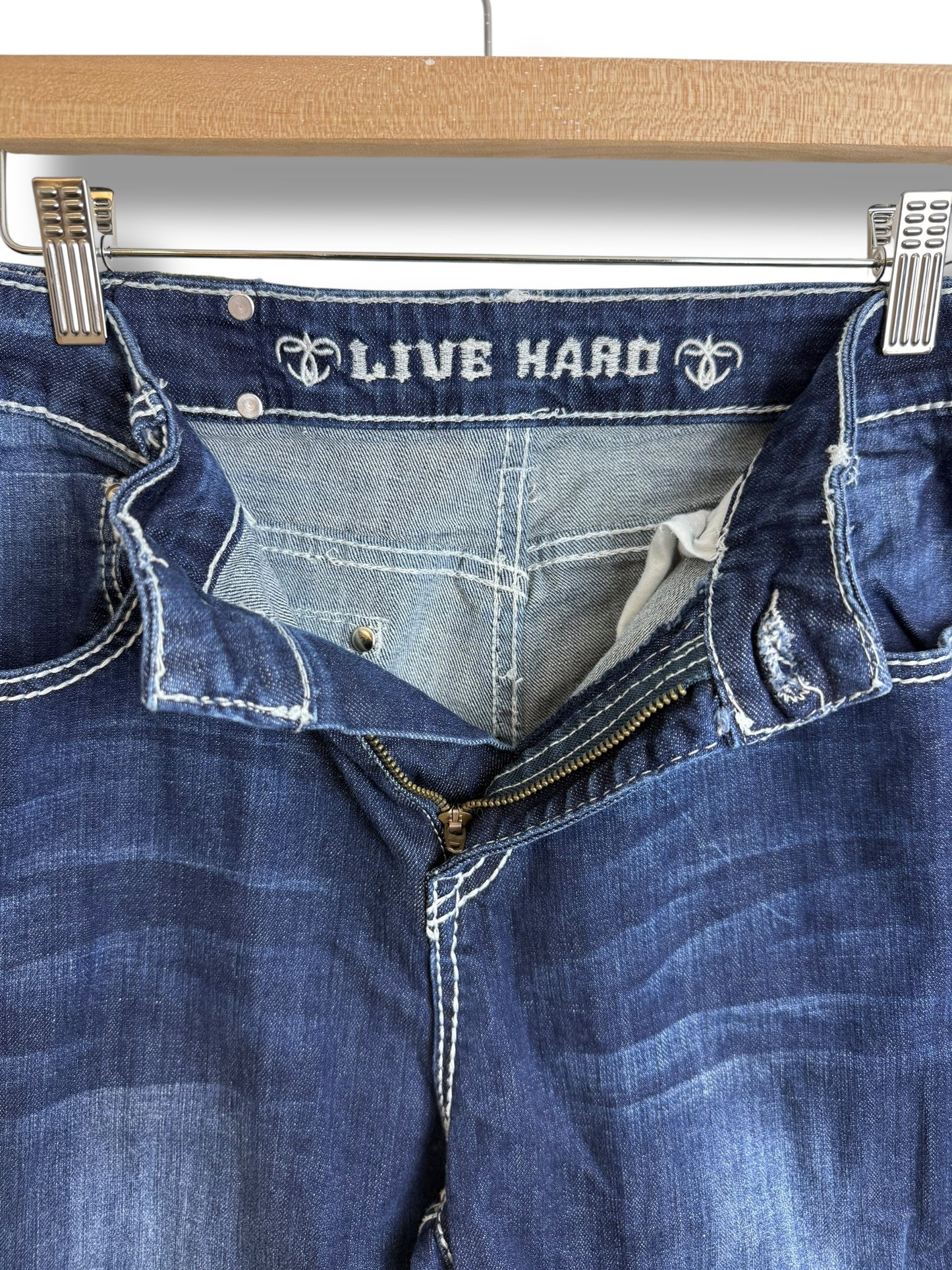 Vintage 2000’s Live Hard Straight Jeans