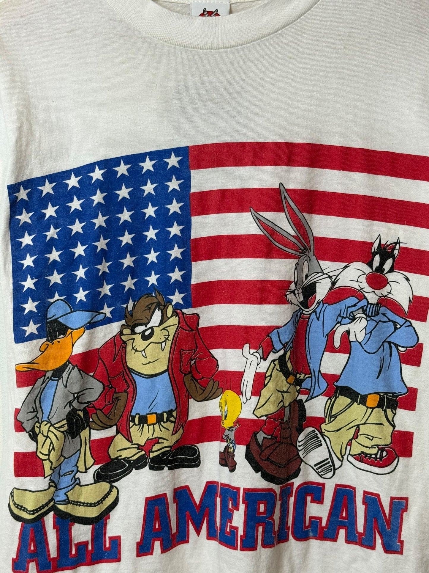 Vintage 90’s Looney Tunes “All American” T Shirt