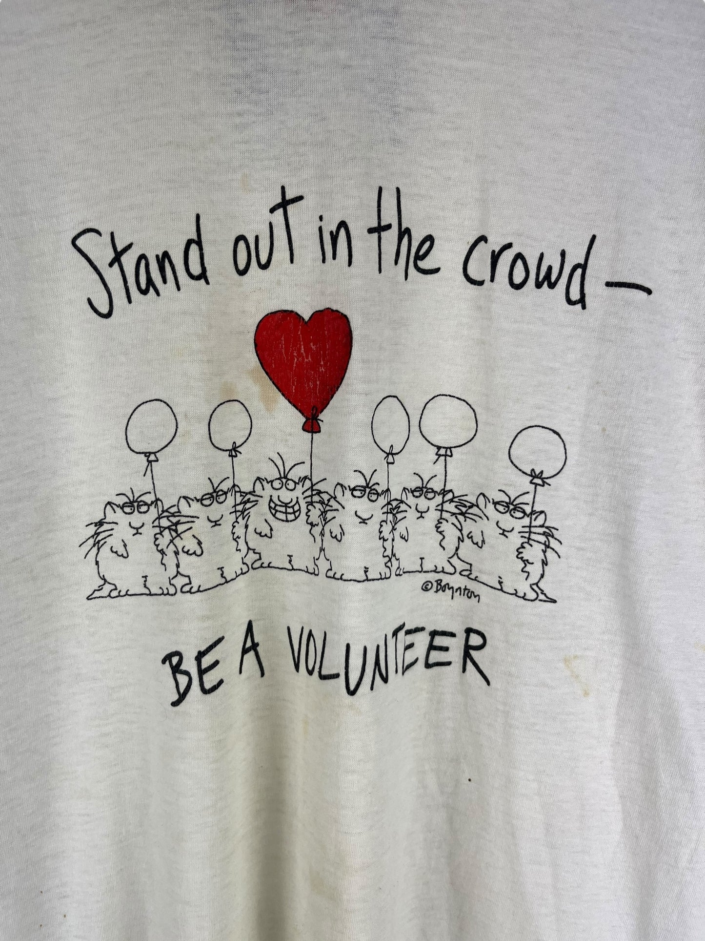 Vintage 80’s “Stand Out In The Crowd” T shirt