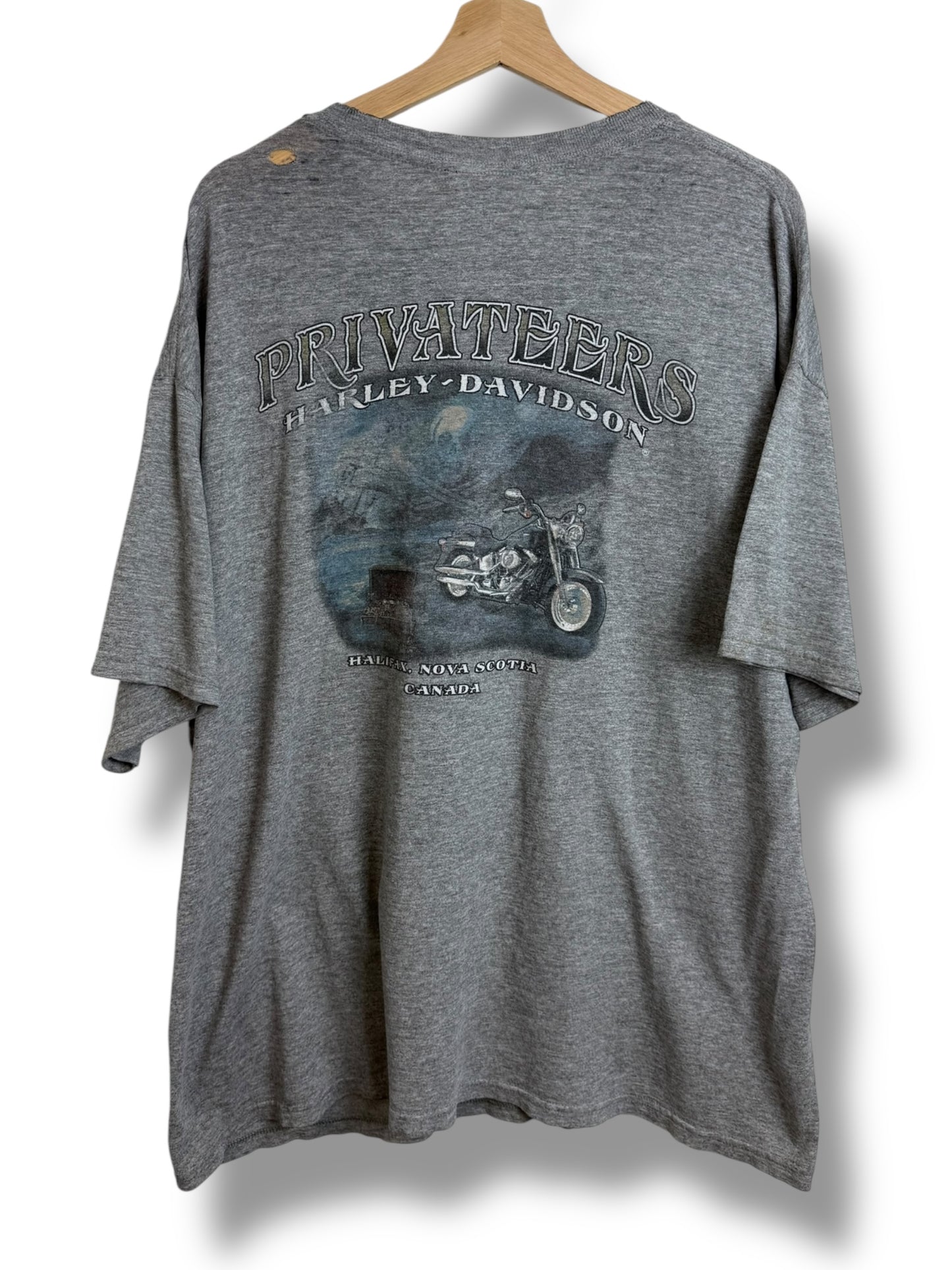Vintage 2000’s Harley Davidson “Privateers” Nova Scotia T Shirt
