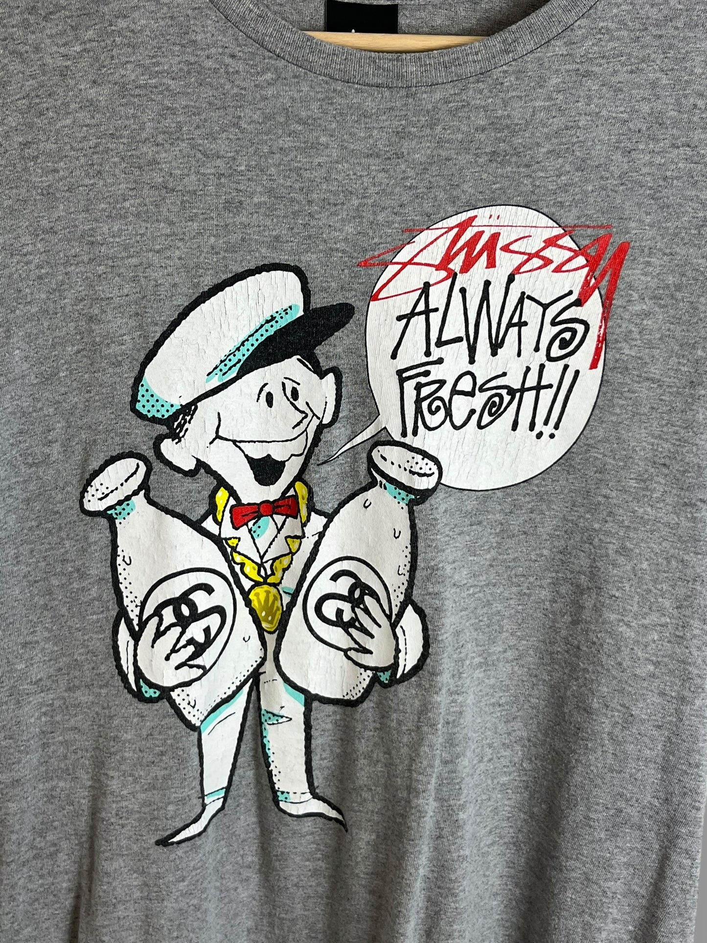 Vintage Y2k Stussy “Always Fresh” T shirt