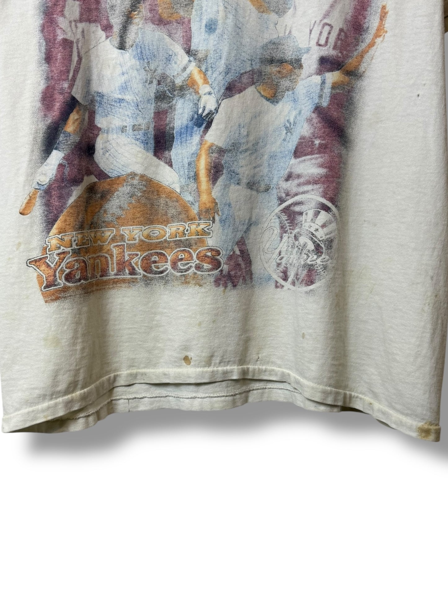 Vintage 1996 New York Yankees World Series Champions Rap Tee Style T Shirt