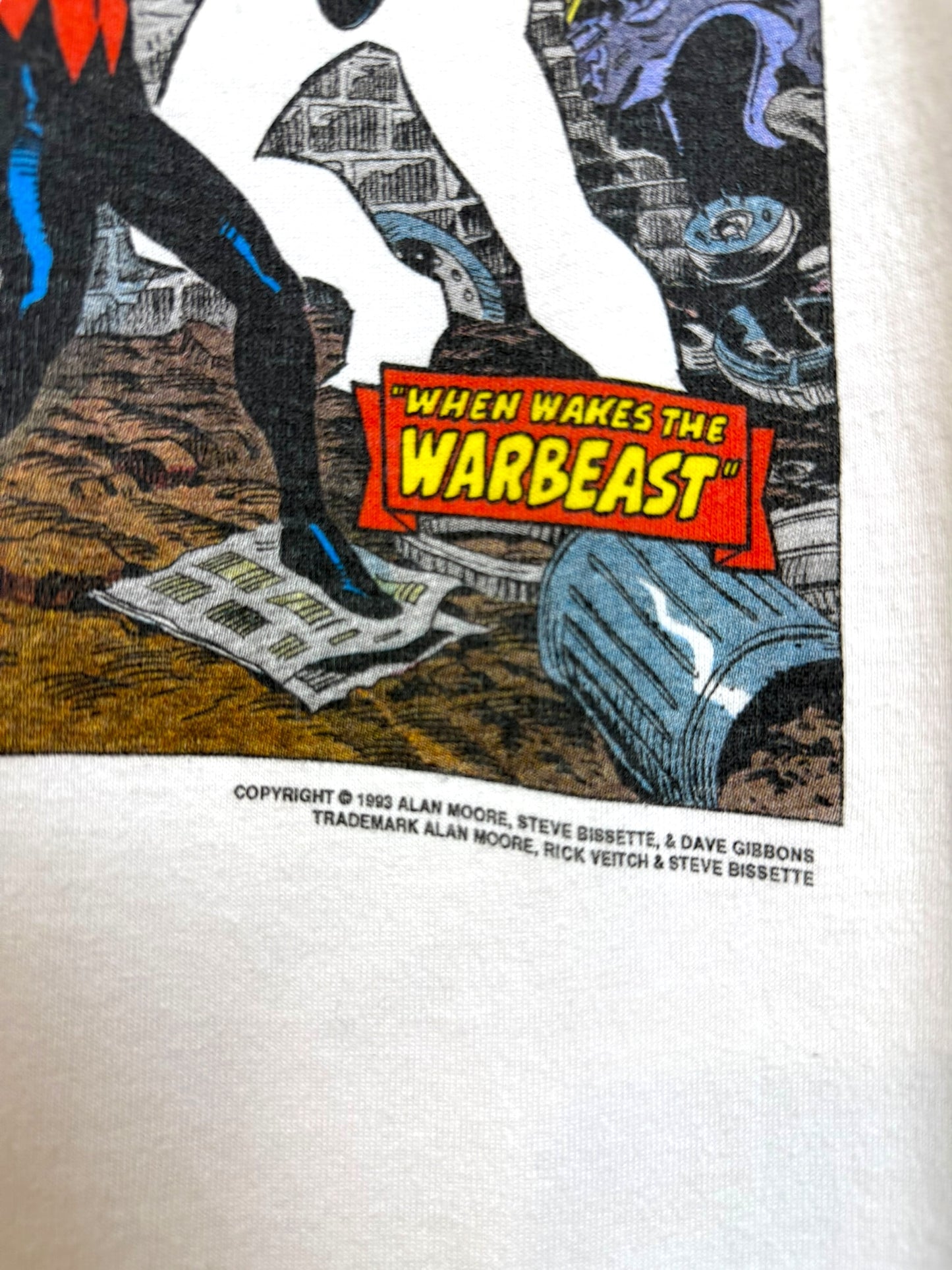 Vintage 1993 “No One Escapes The Fury” Comic Promo T Shirt