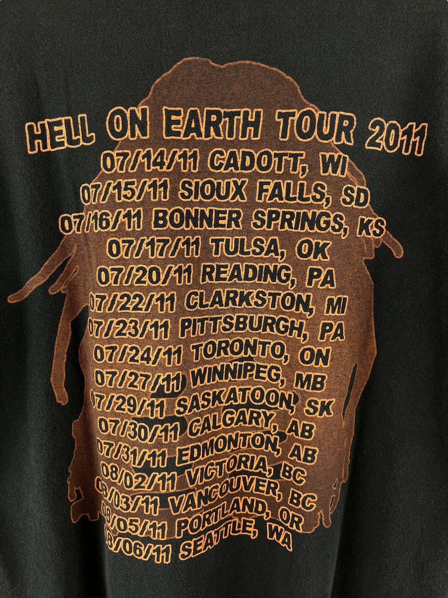 Vintage 2011 Rob Zombie “Hell On Earth” Tour