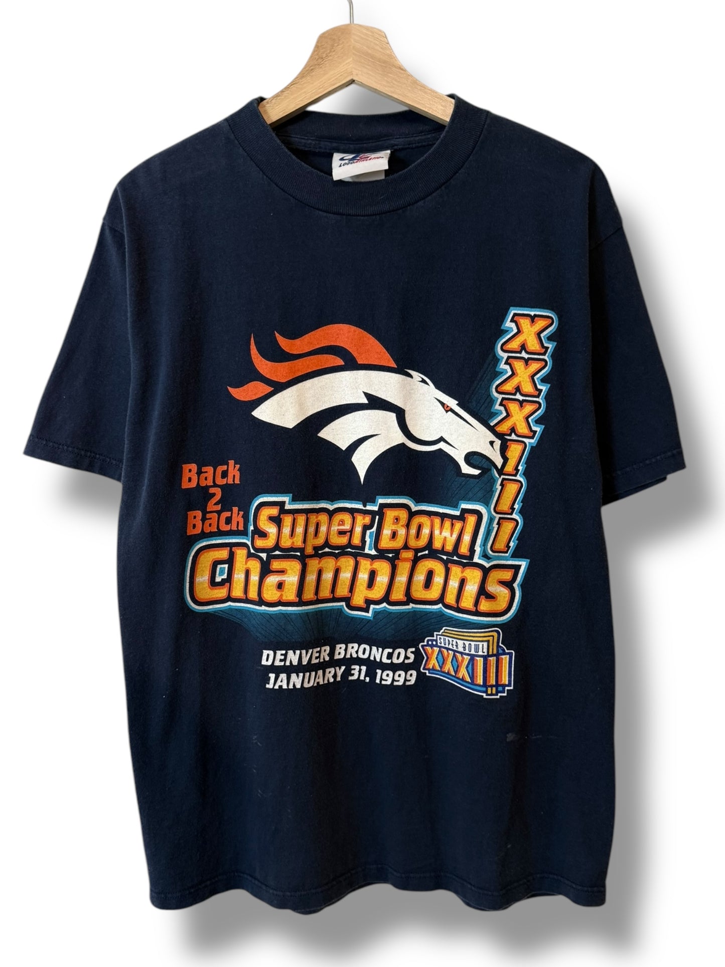 Vintage 1999 Denver Broncos “Back 2 Back Superbowl”