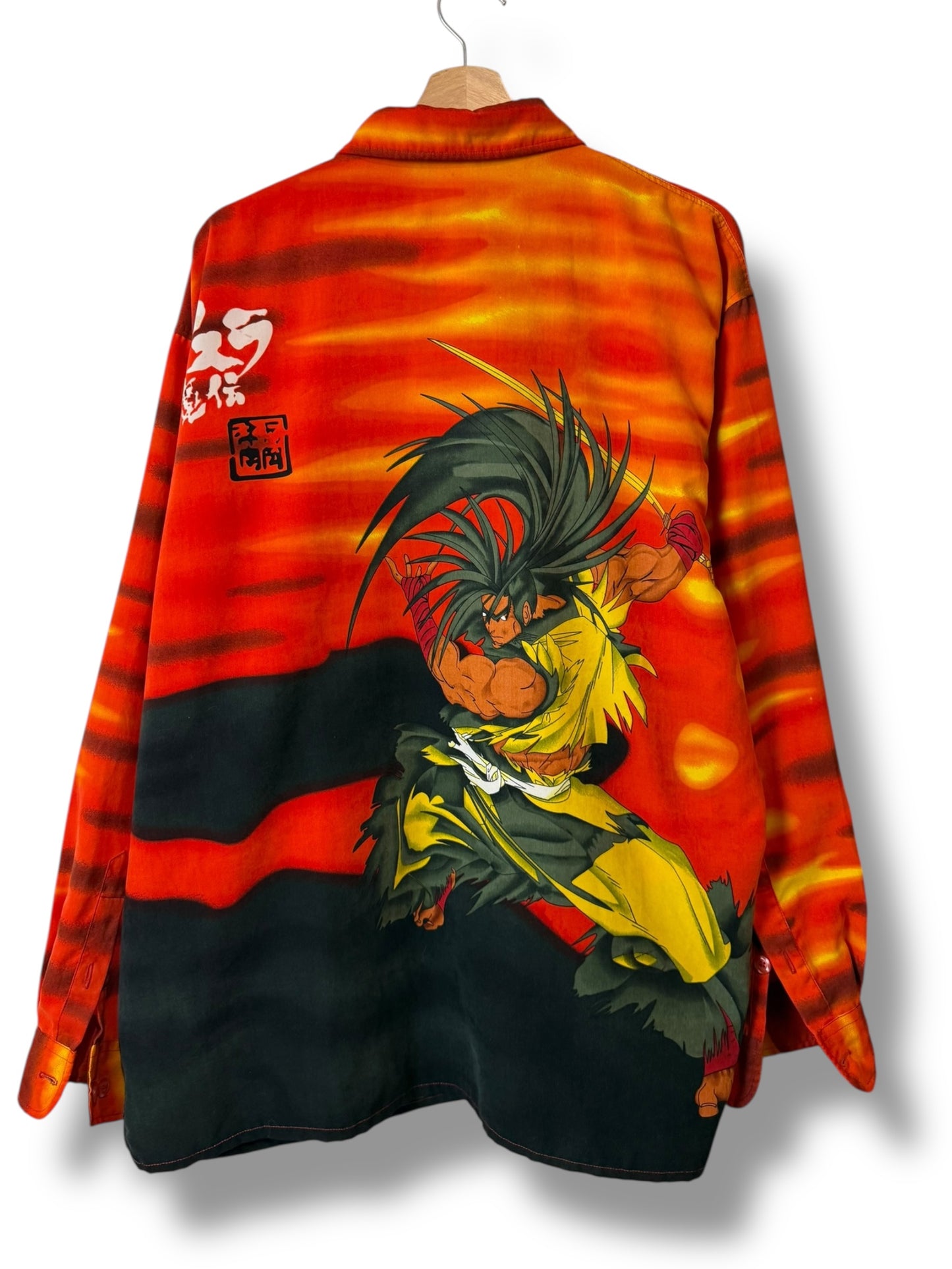 Vintage Anime AOP Button Up