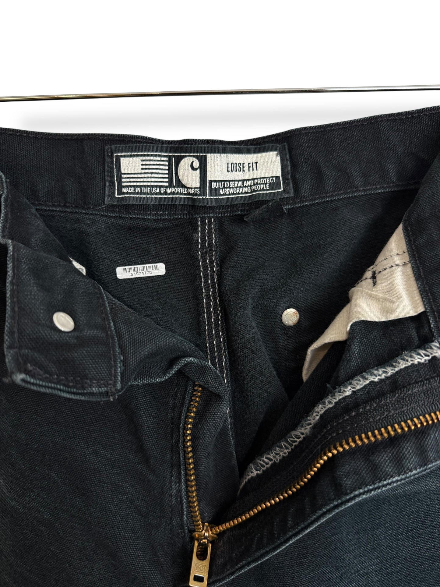 Vintage 2000’s Black Double Knee Pants