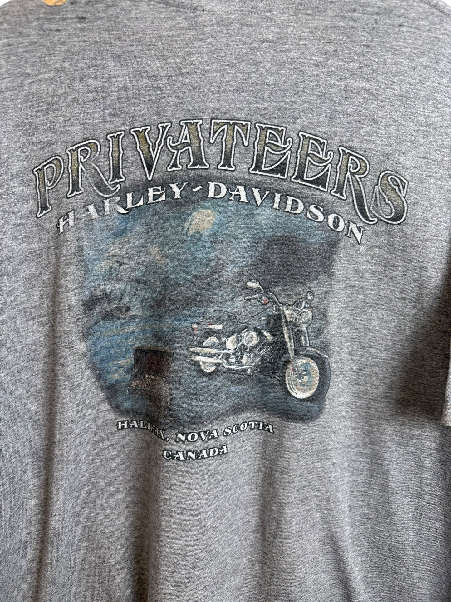 Vintage 2000’s Harley Davidson “Privateers” Nova Scotia T Shirt