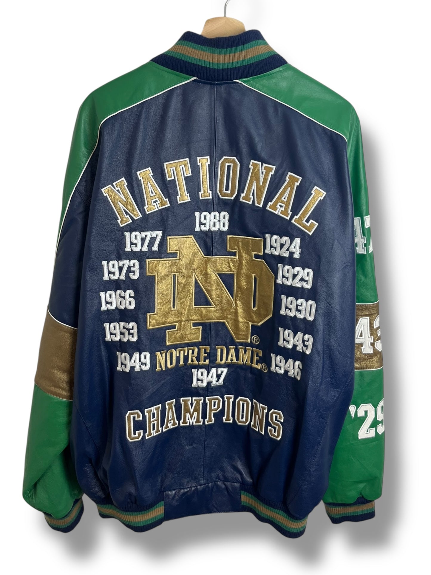Vintage 2000’s Notre Dame Varsity Jacket
