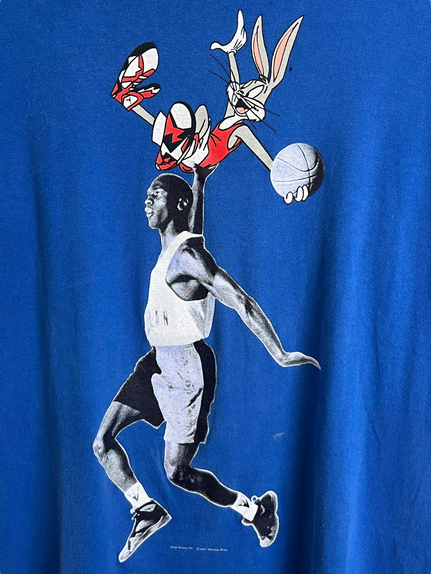 Vintage 1997 Nike Space Jam “Hare Jordan” T shirt