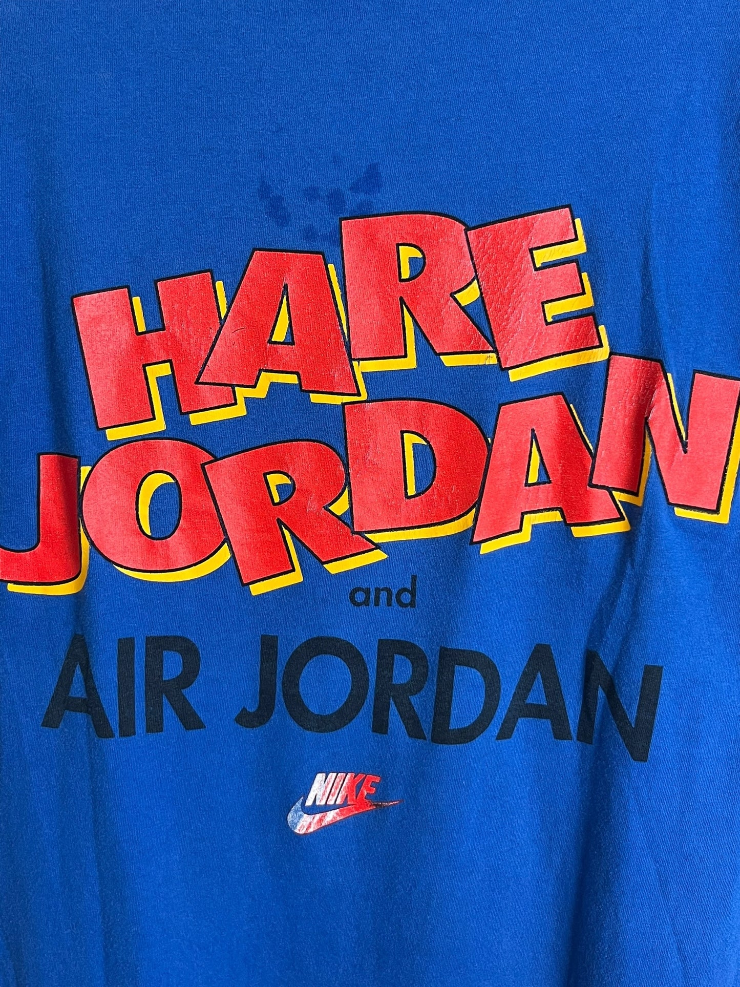 Vintage 1997 Nike Space Jam “Hare Jordan” T shirt