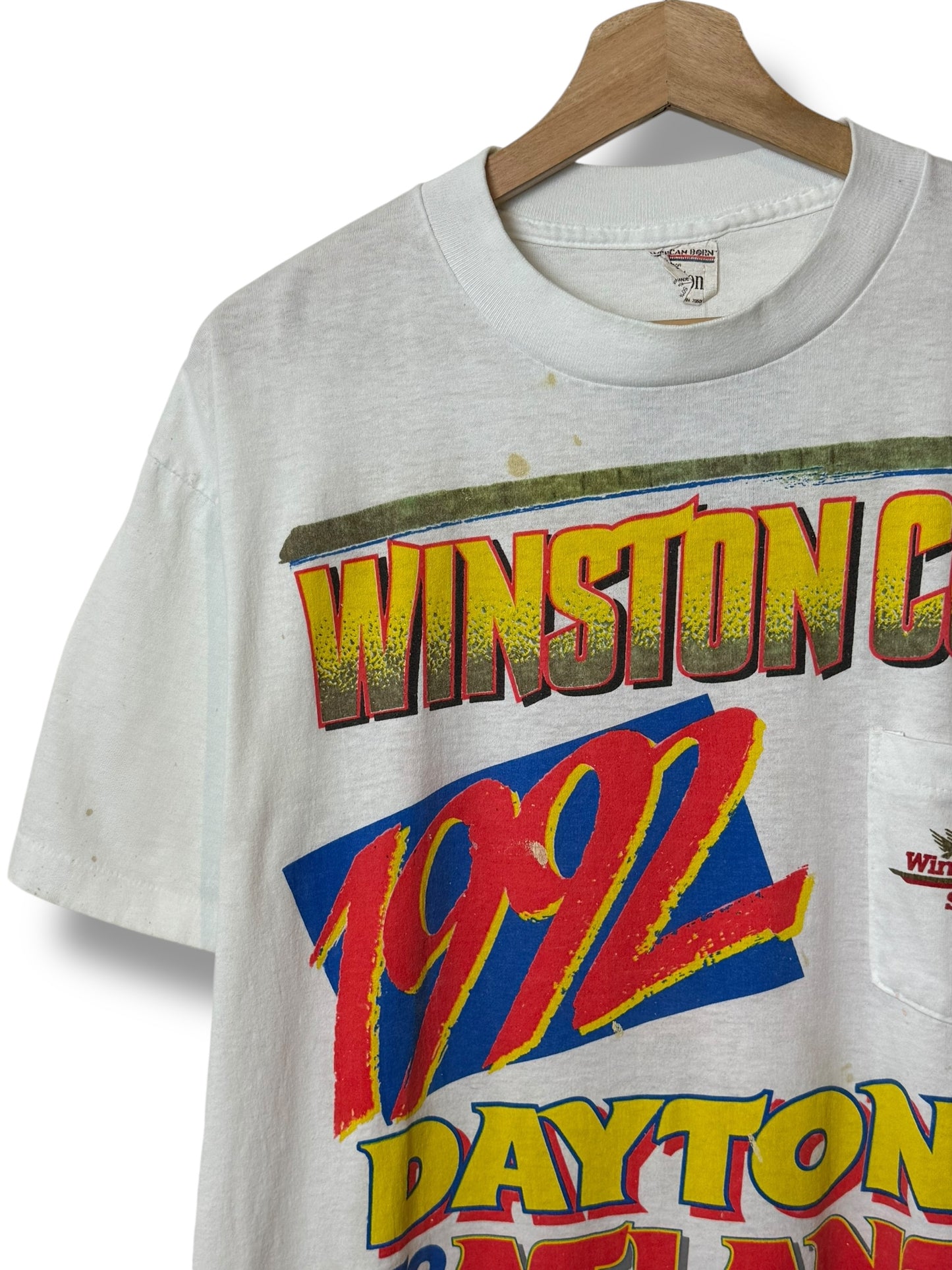 Vintage 1992 Winstons Cup “Daytona To Atlanta” T Shirt