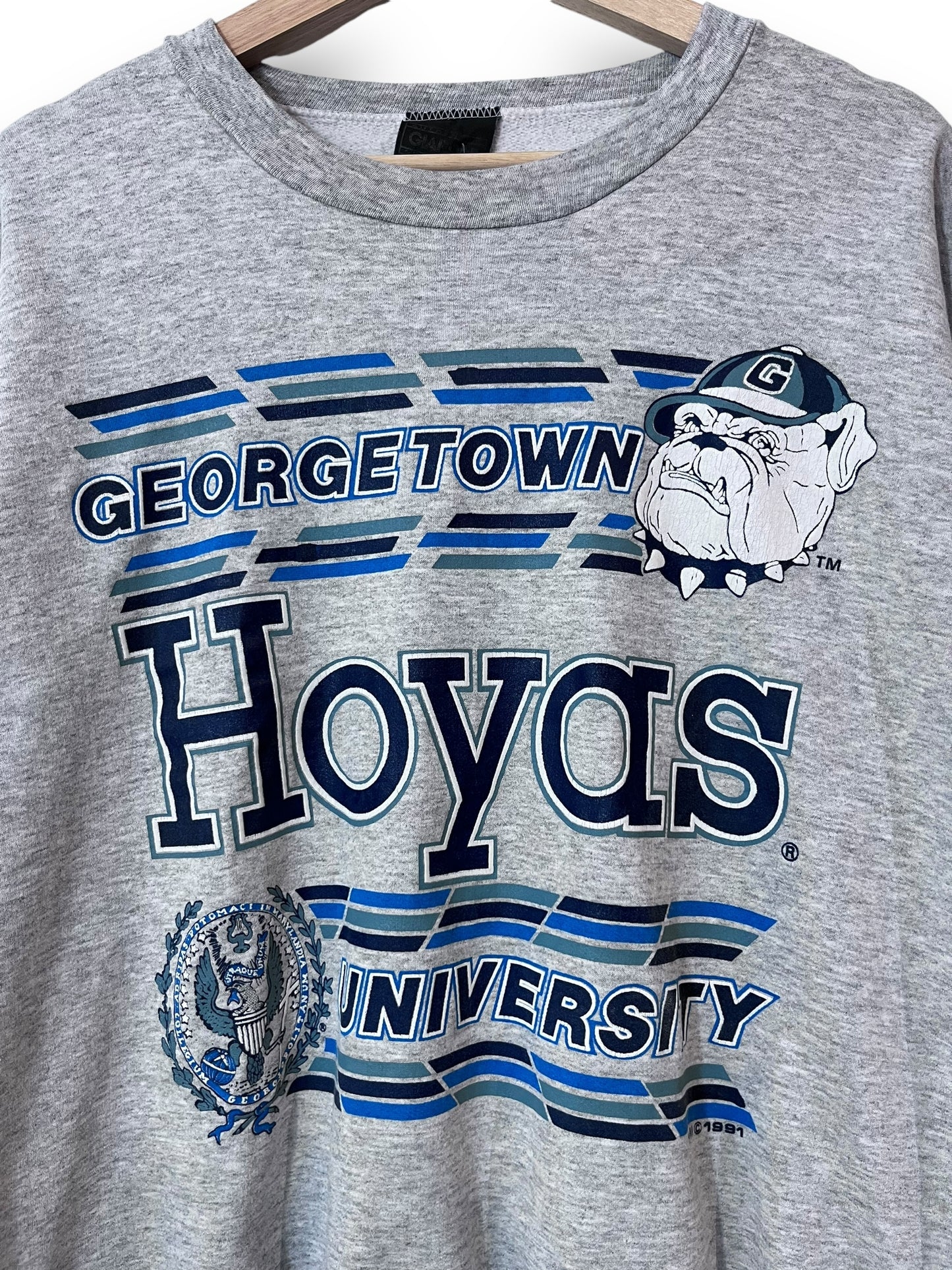 Vintage 1991 Georgetown Hoyas University Crewneck