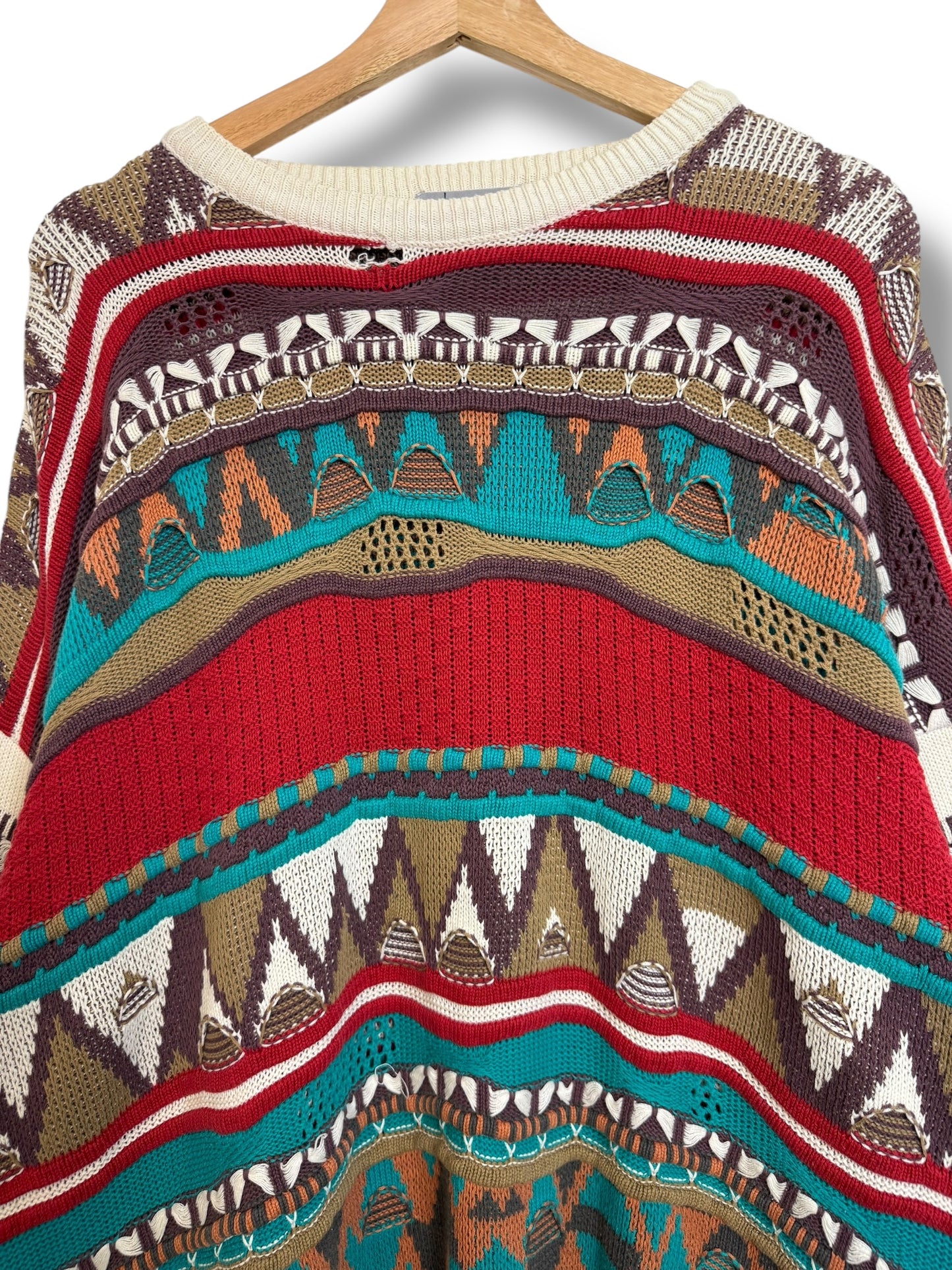 Vintage 90’s Tosani 3d Knit Sweater