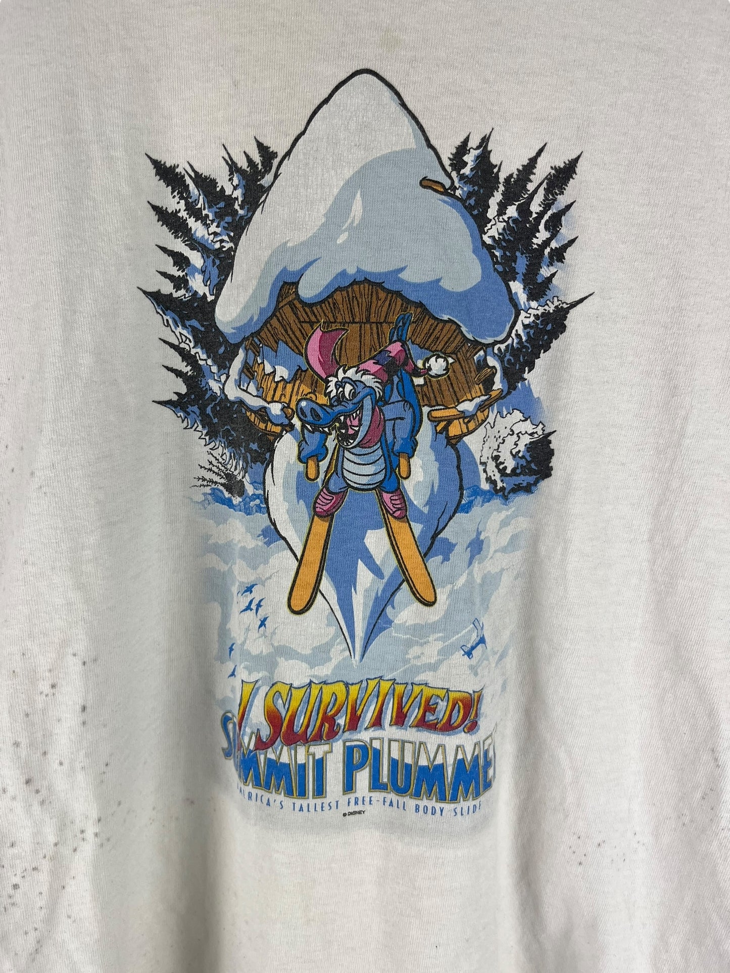 Vintage Summit Plummet Promo Disney Land T shirt