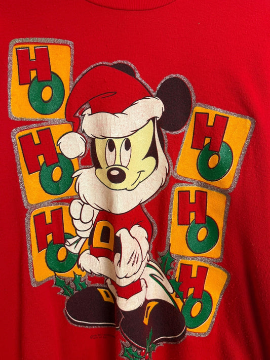 Vintage 80’s Mickey Mouse Christmas Crewneck
