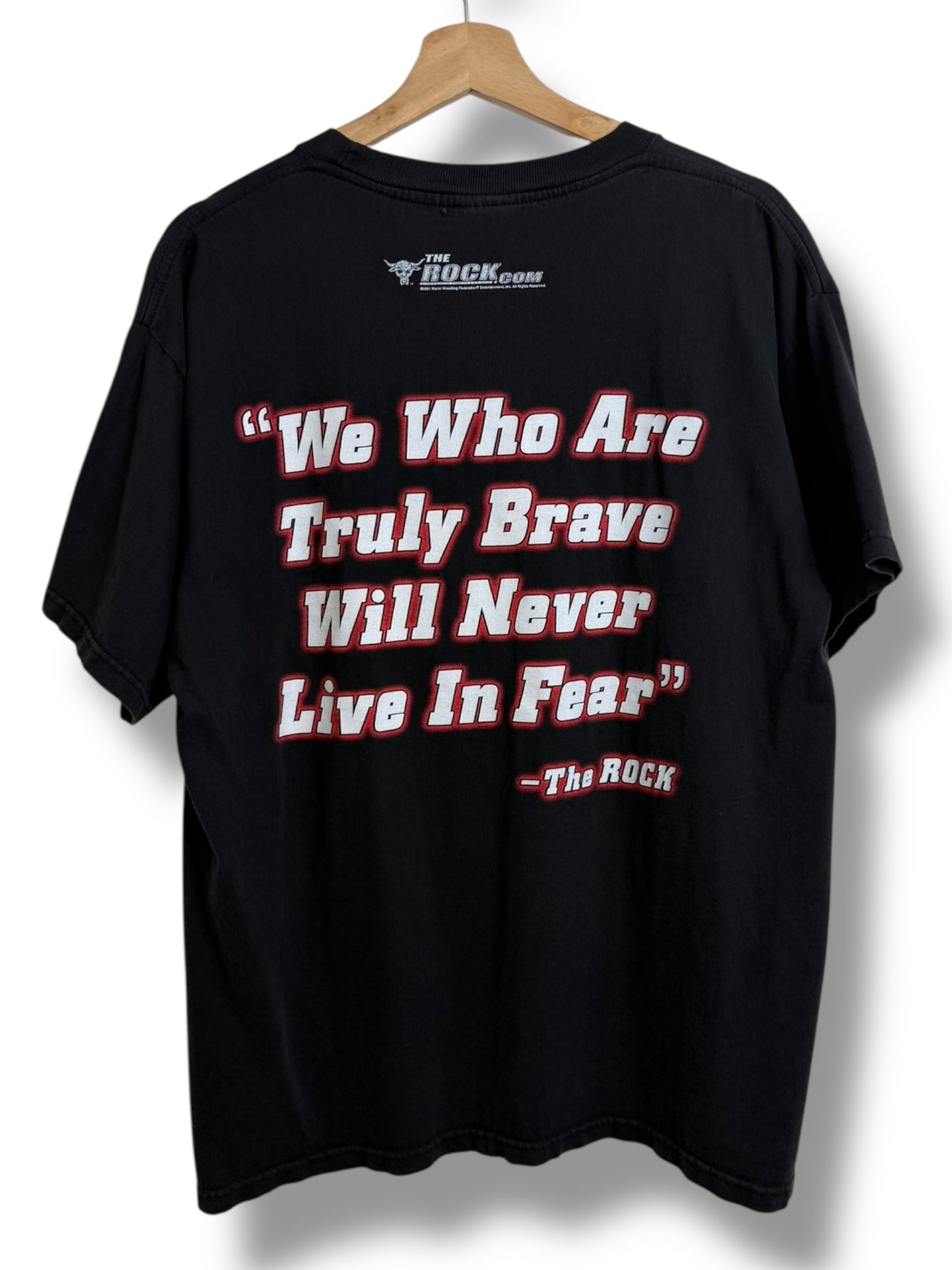 Vintage 2001 WWE The Rock “Just Bring It” T Shirt
