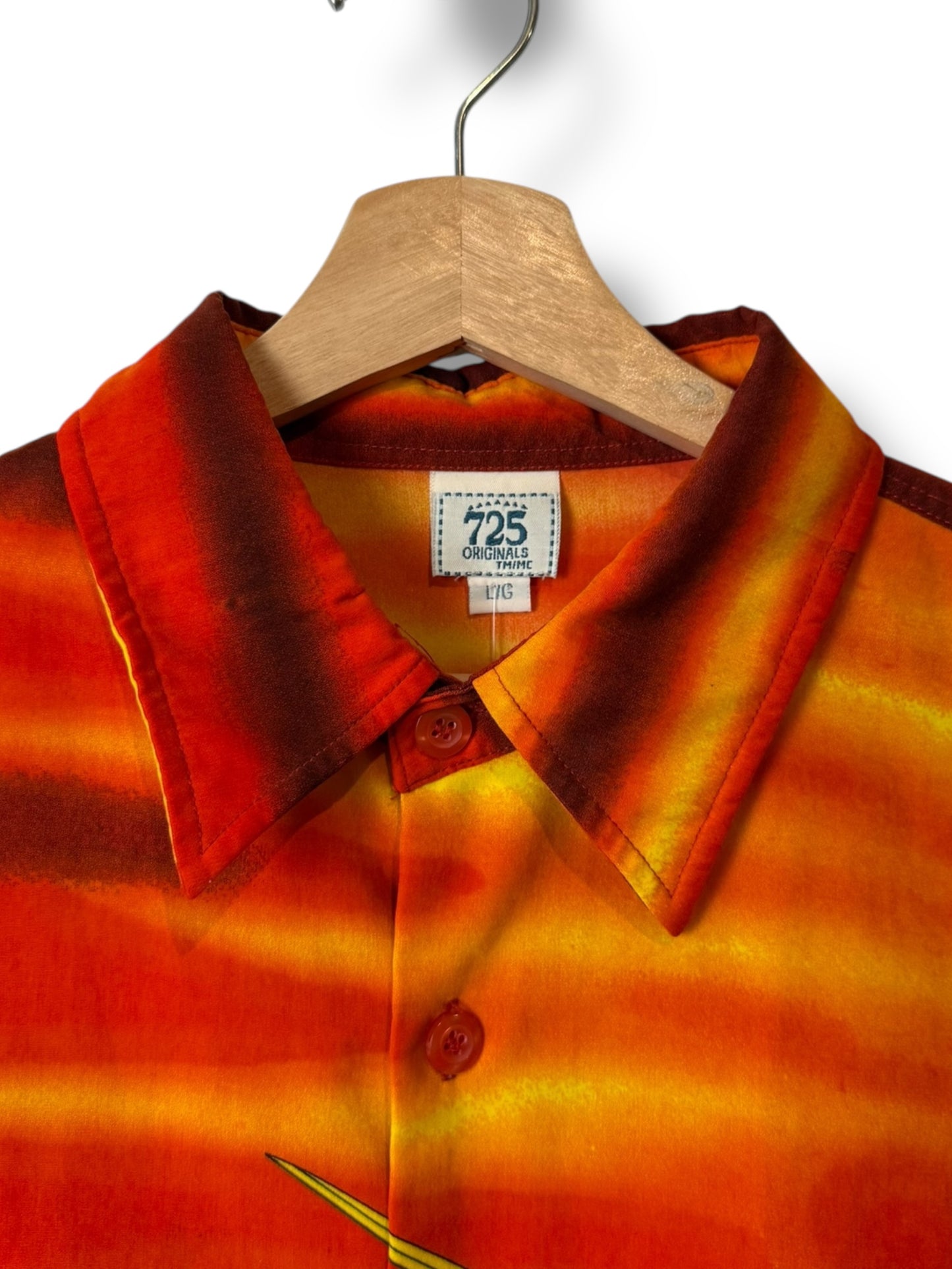 Vintage Anime AOP Button Up