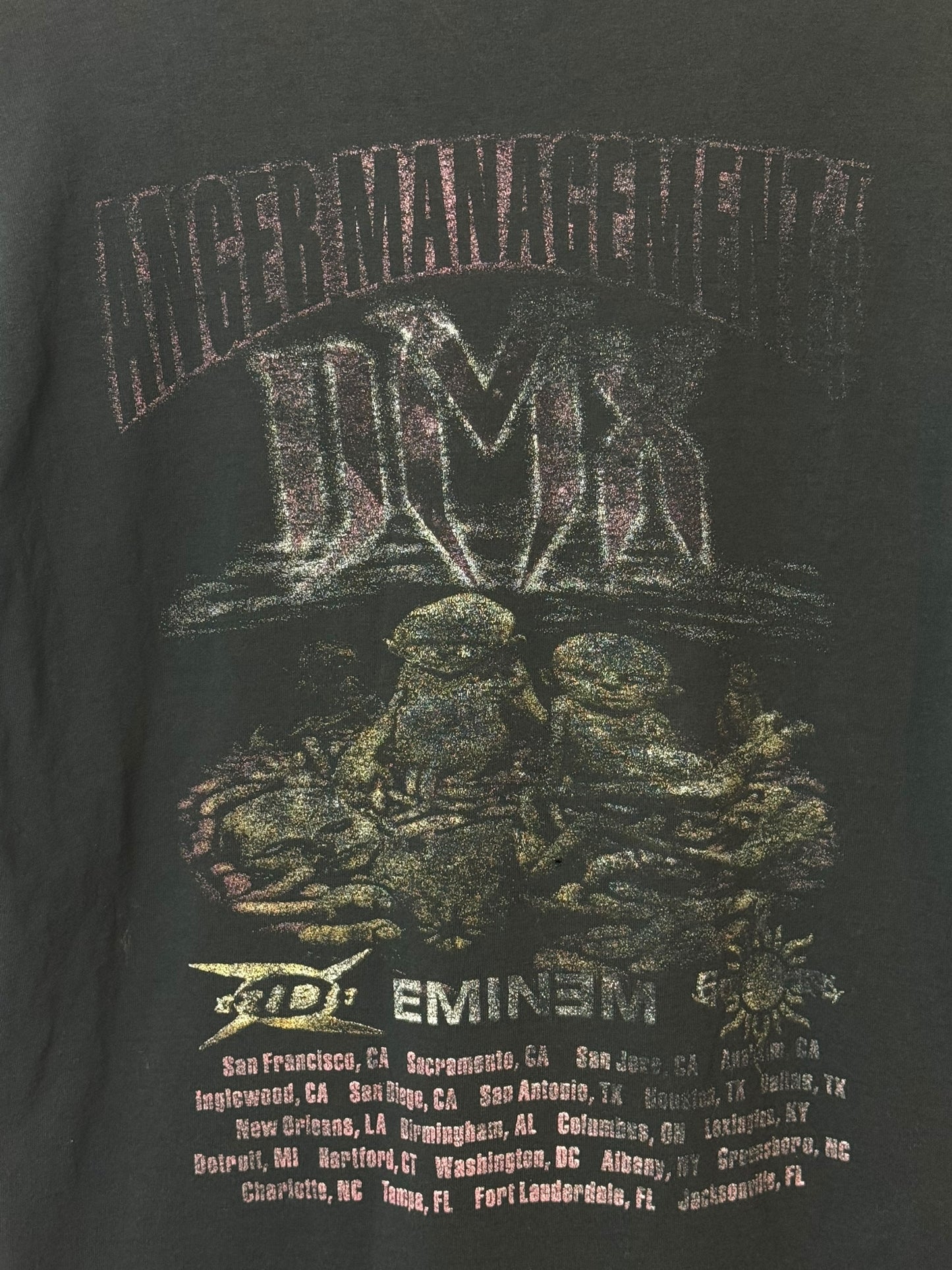 Vintage 90's Eminem "Anger Management" Tour Rap T Shirt
