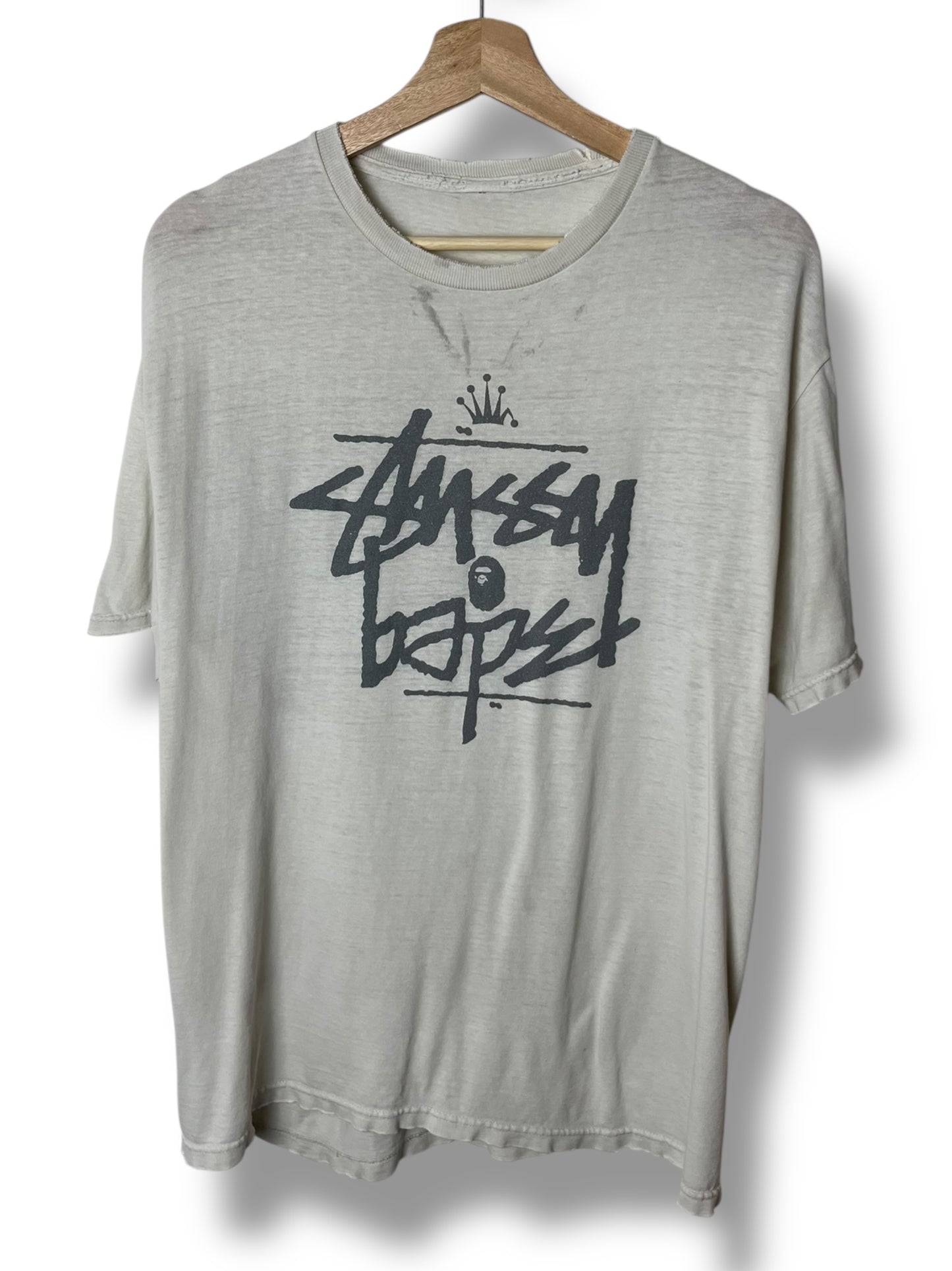 Vintage 2000’s “Stussy x Bape” T shirt