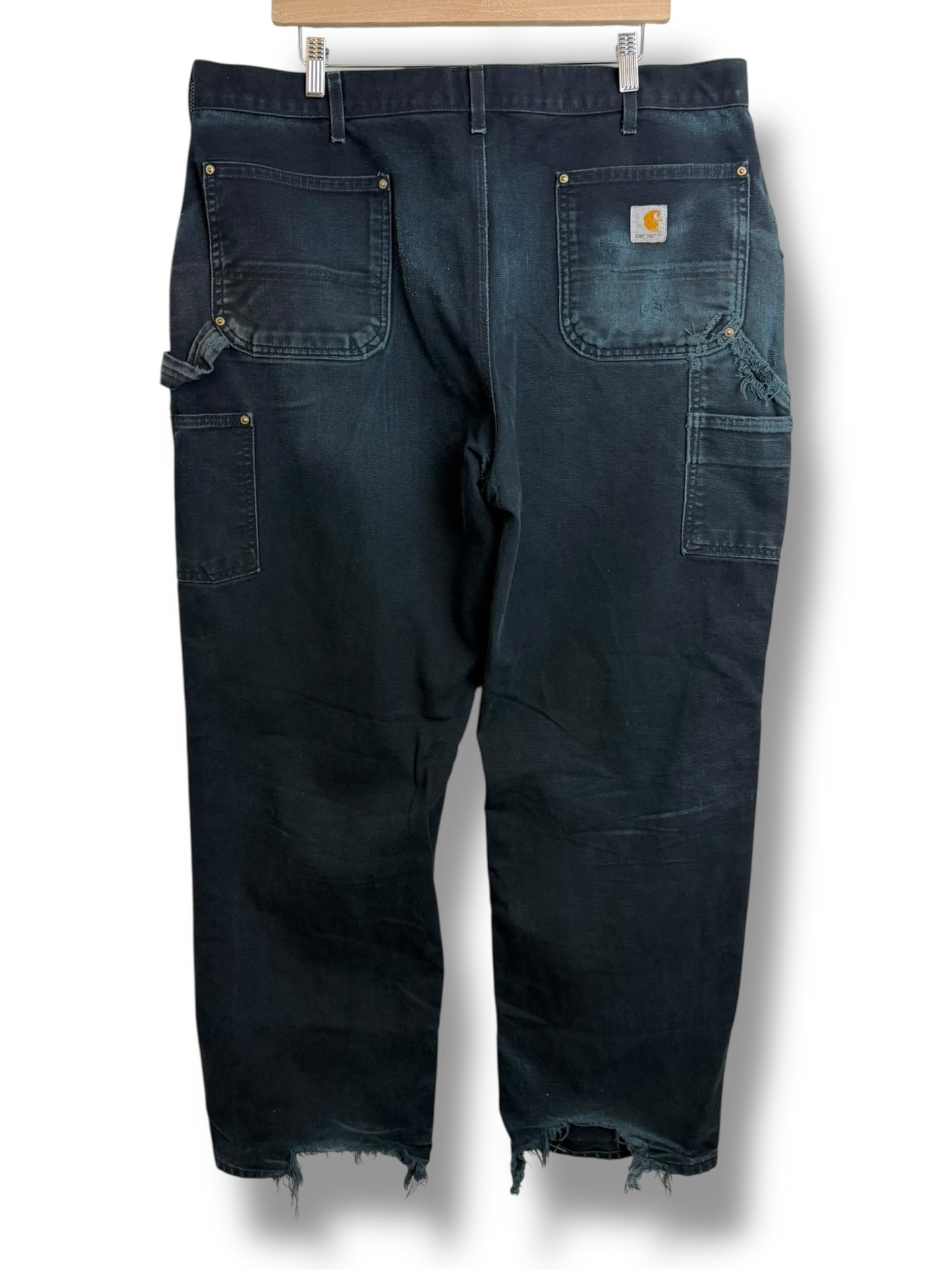 Vintage 2000’s Made In USA Carhartt Black Double Knee Pants