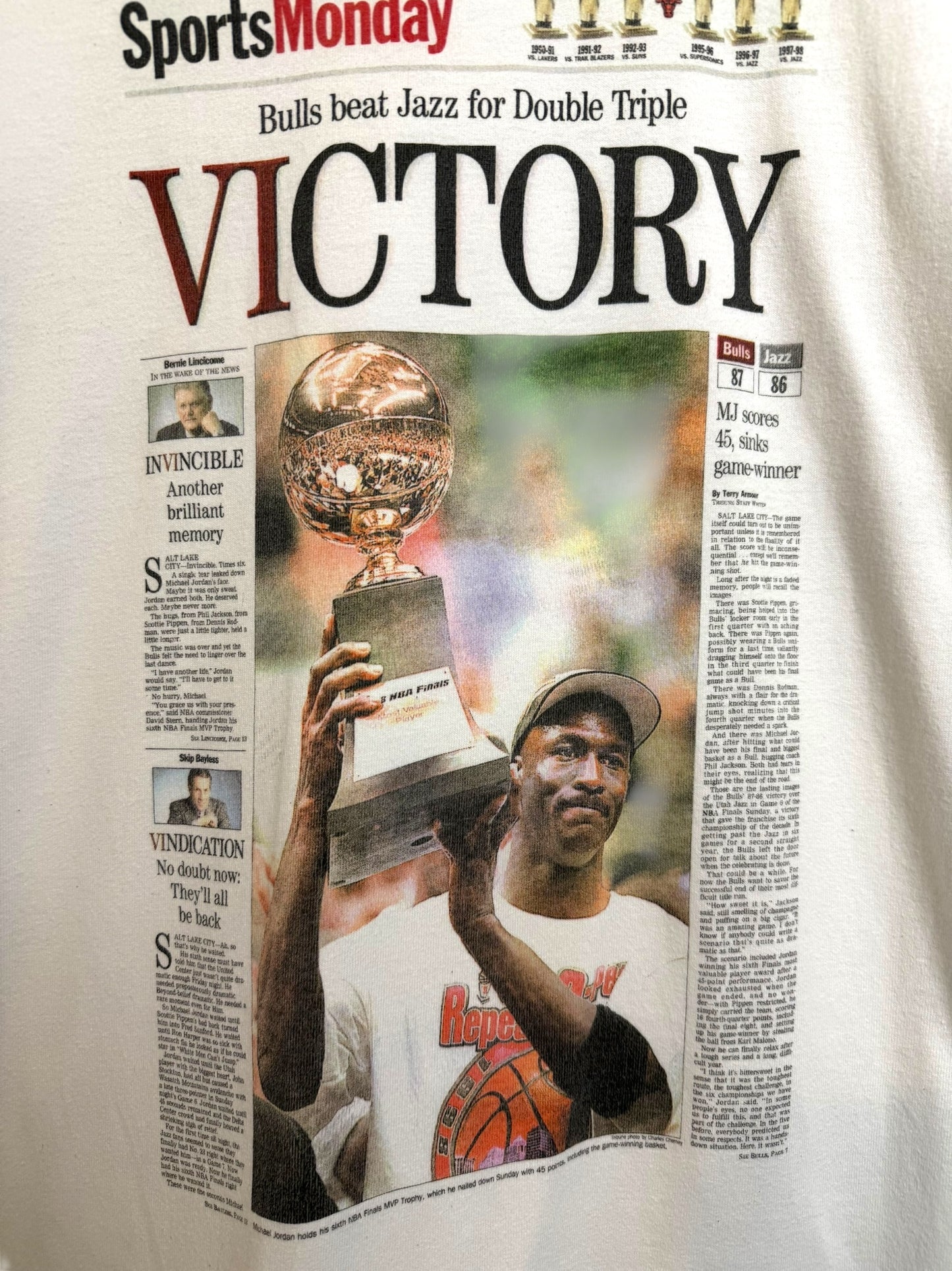 Vintage 90’s Chicago Bulls Championship T Shirt