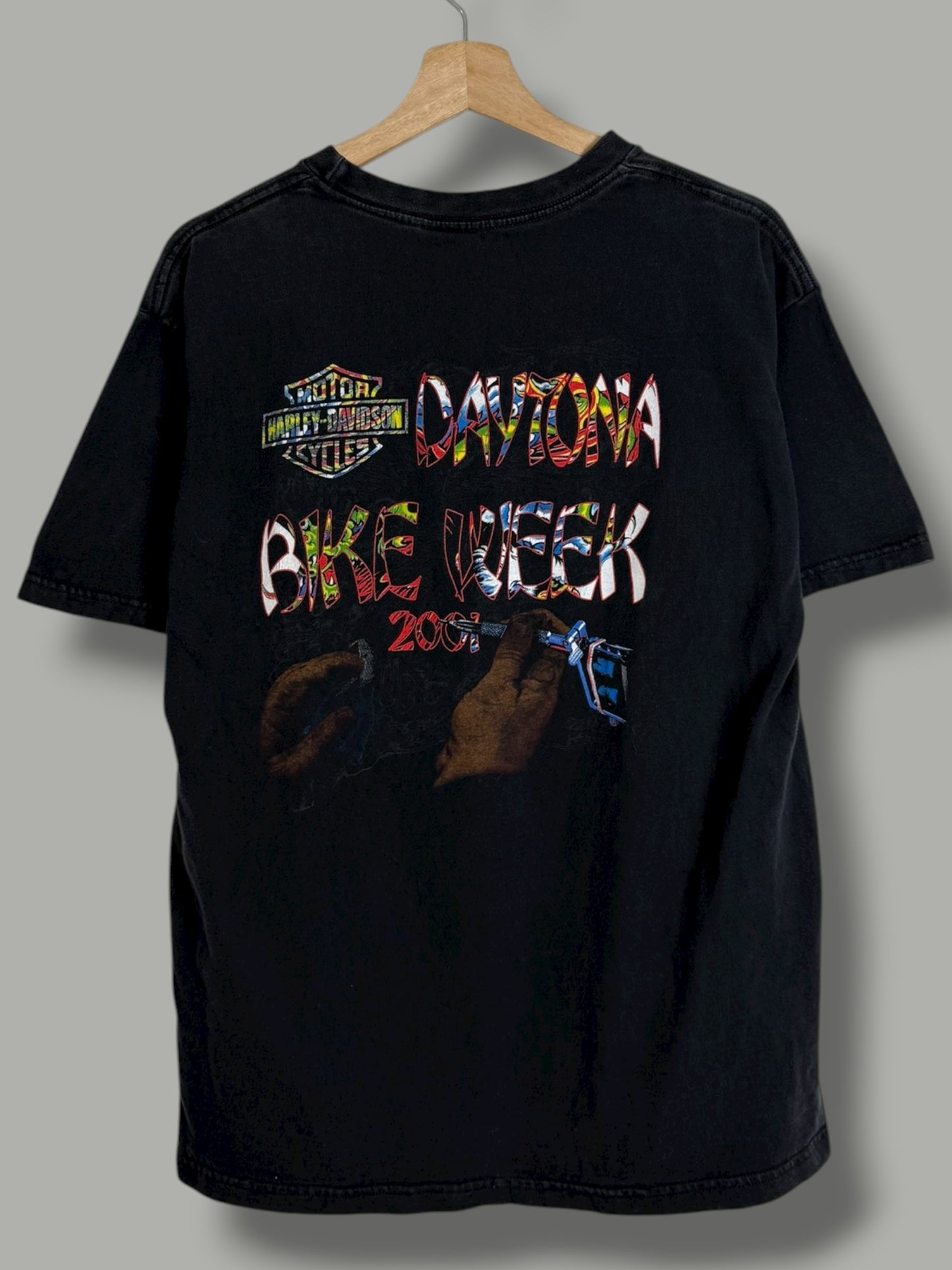 Vintage 2001 "Daytons Bike Week" Harley Davidson T Shirt