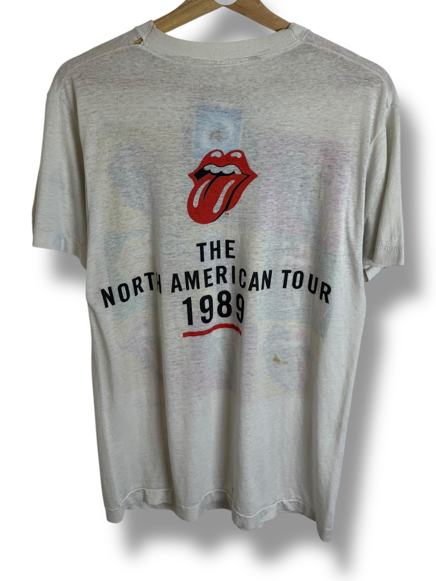 Vintage 1989 Rolling Stone “The North American Tour” T shirt
