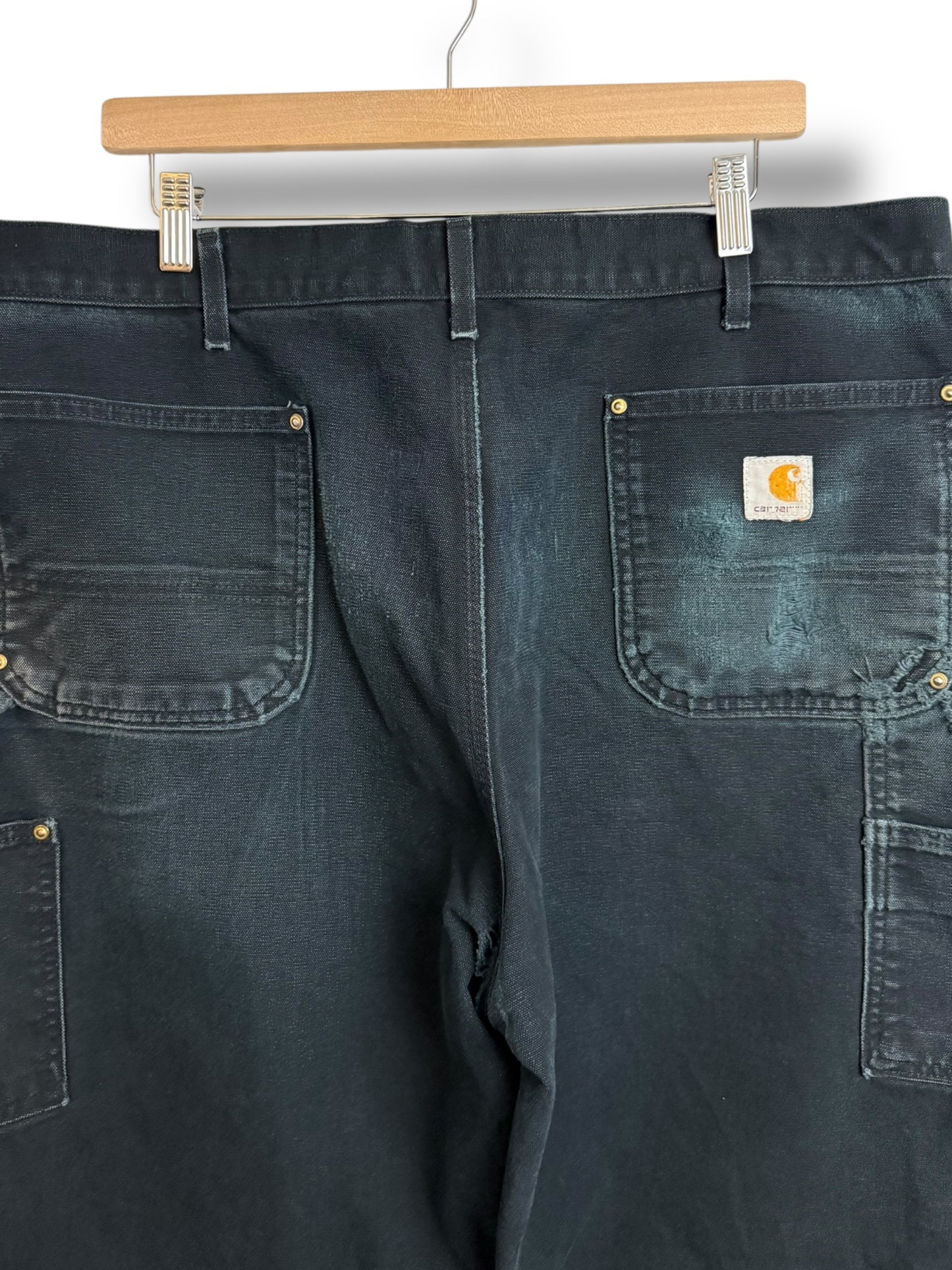 Vintage 2000’s Made In USA Carhartt Black Double Knee Pants