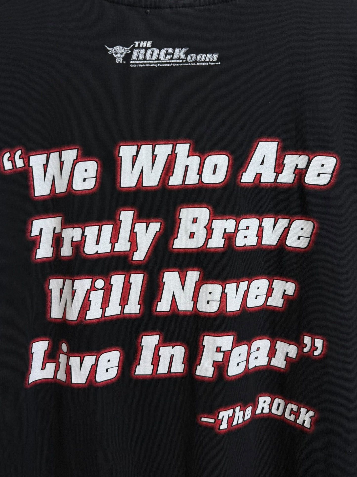 Vintage 2001 WWE The Rock “Just Bring It” T Shirt