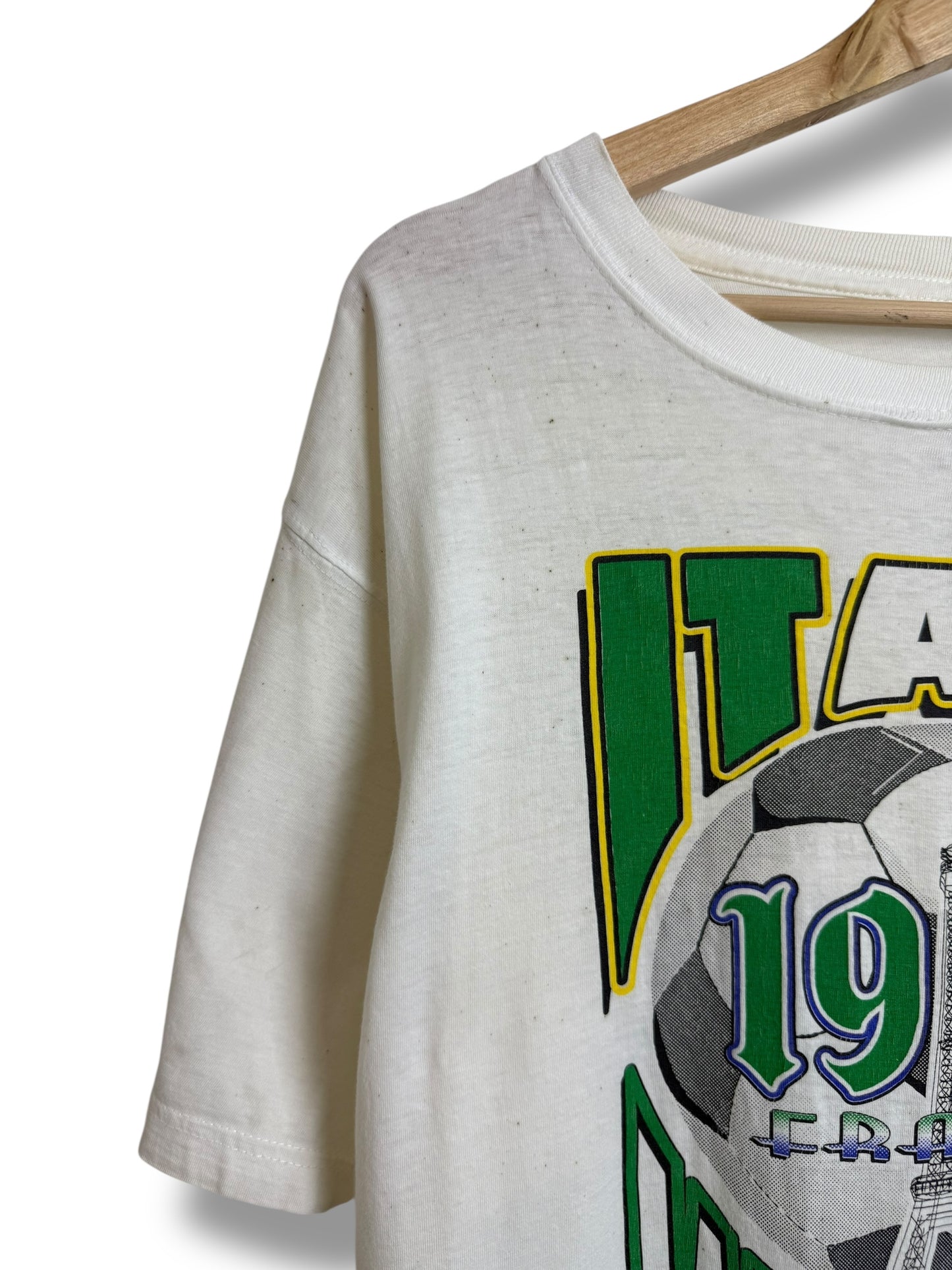 Vintage 1998 Italy World Championship Soccer T Shirt