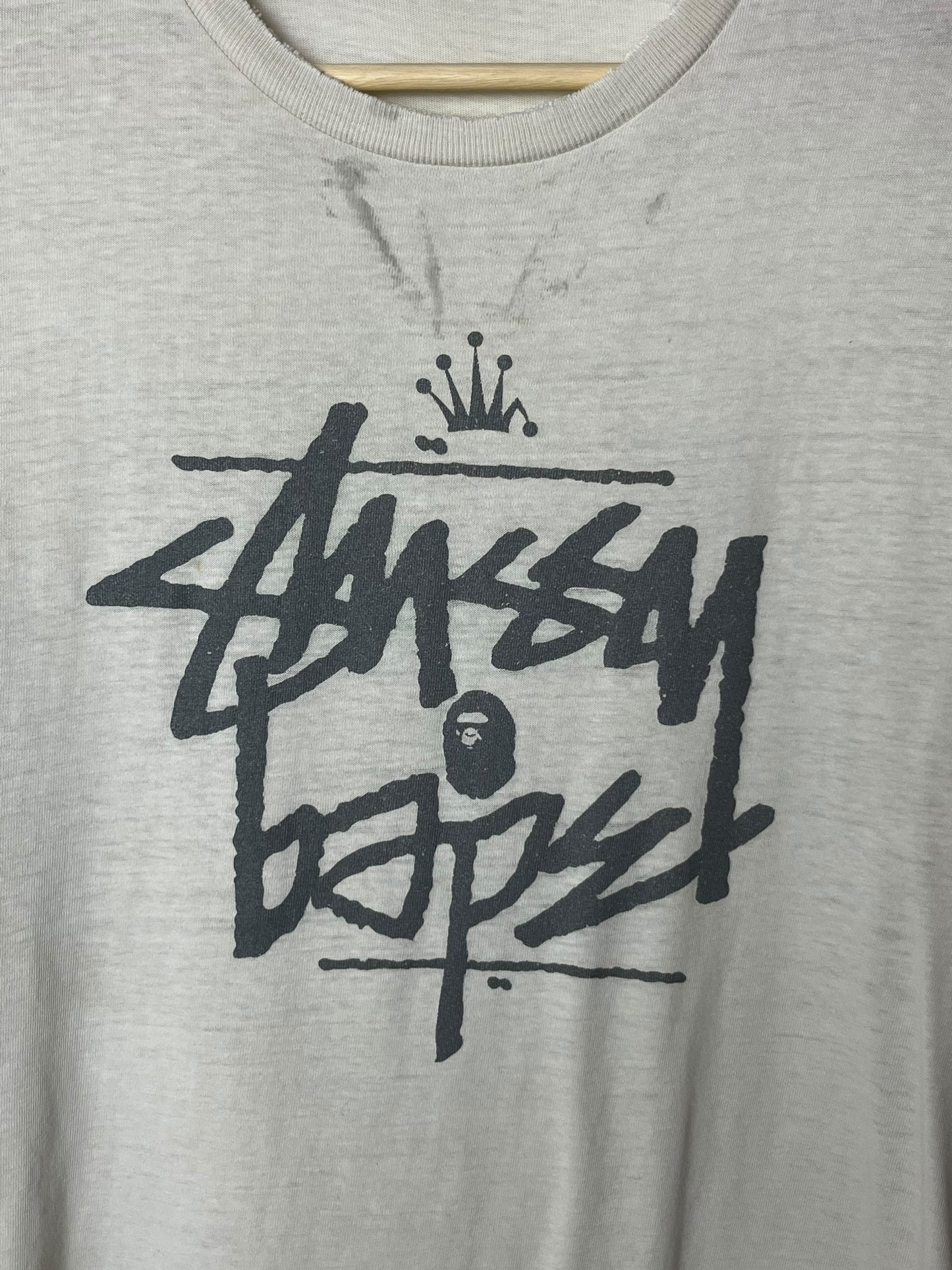 Vintage 2000’s “Stussy x Bape” T shirt