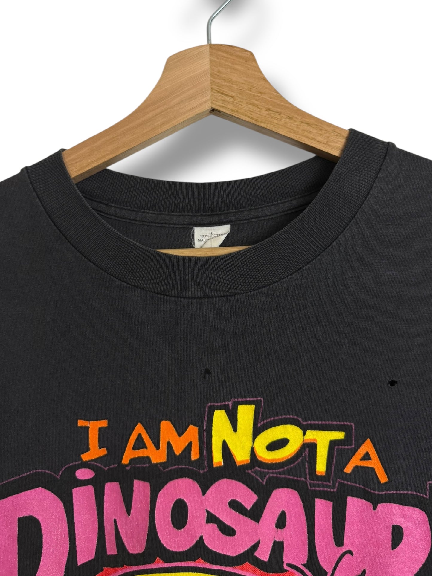 Vintage 1993 Hanna Barbera The Flintstone “I Am A Caveman” T Shirt