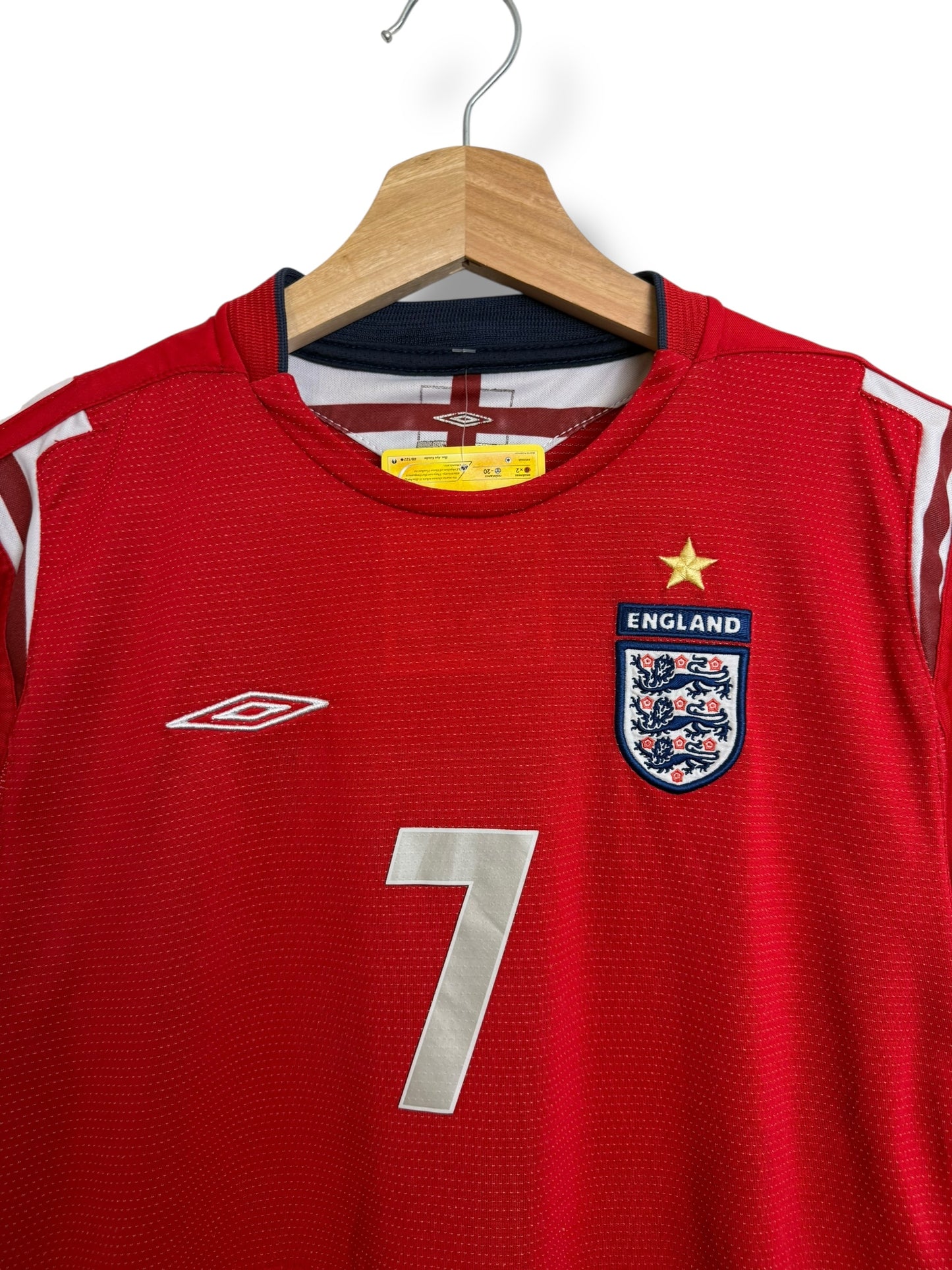 Vintage 2004/06 England Beckham Away Jersey