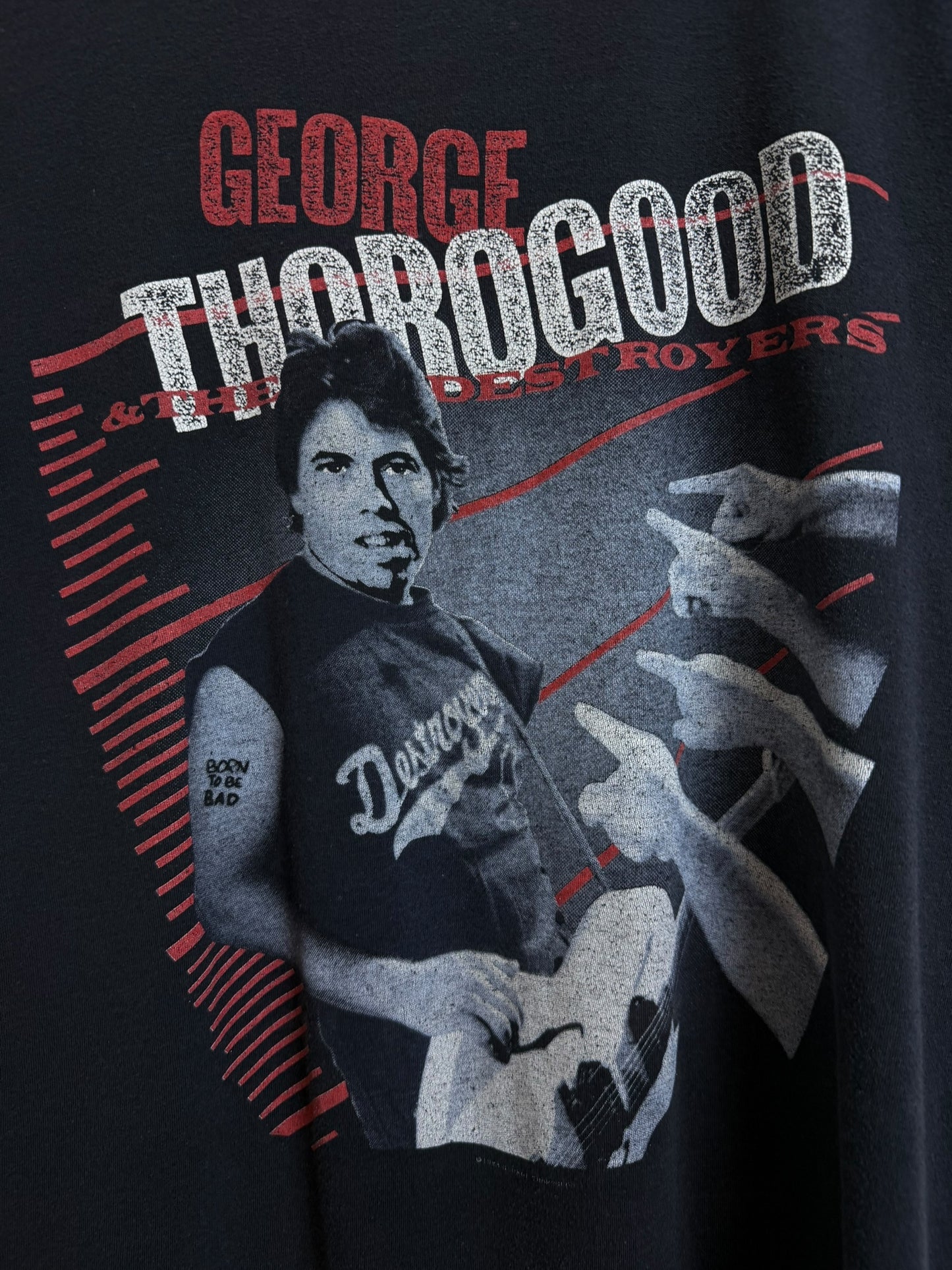 Vintage 1988 George Thorogood Concert Tour T Shirt