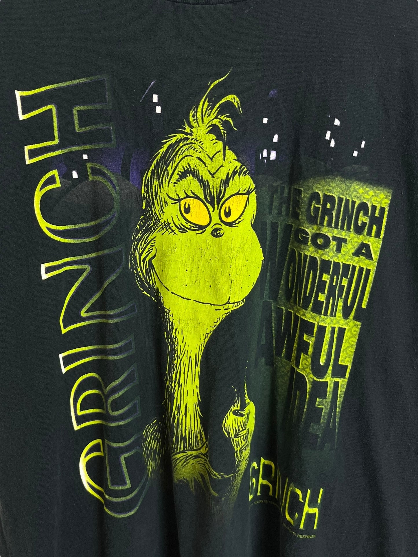 Vintage 1999 The Grinch “Wonderful Awful Idea” T shirt