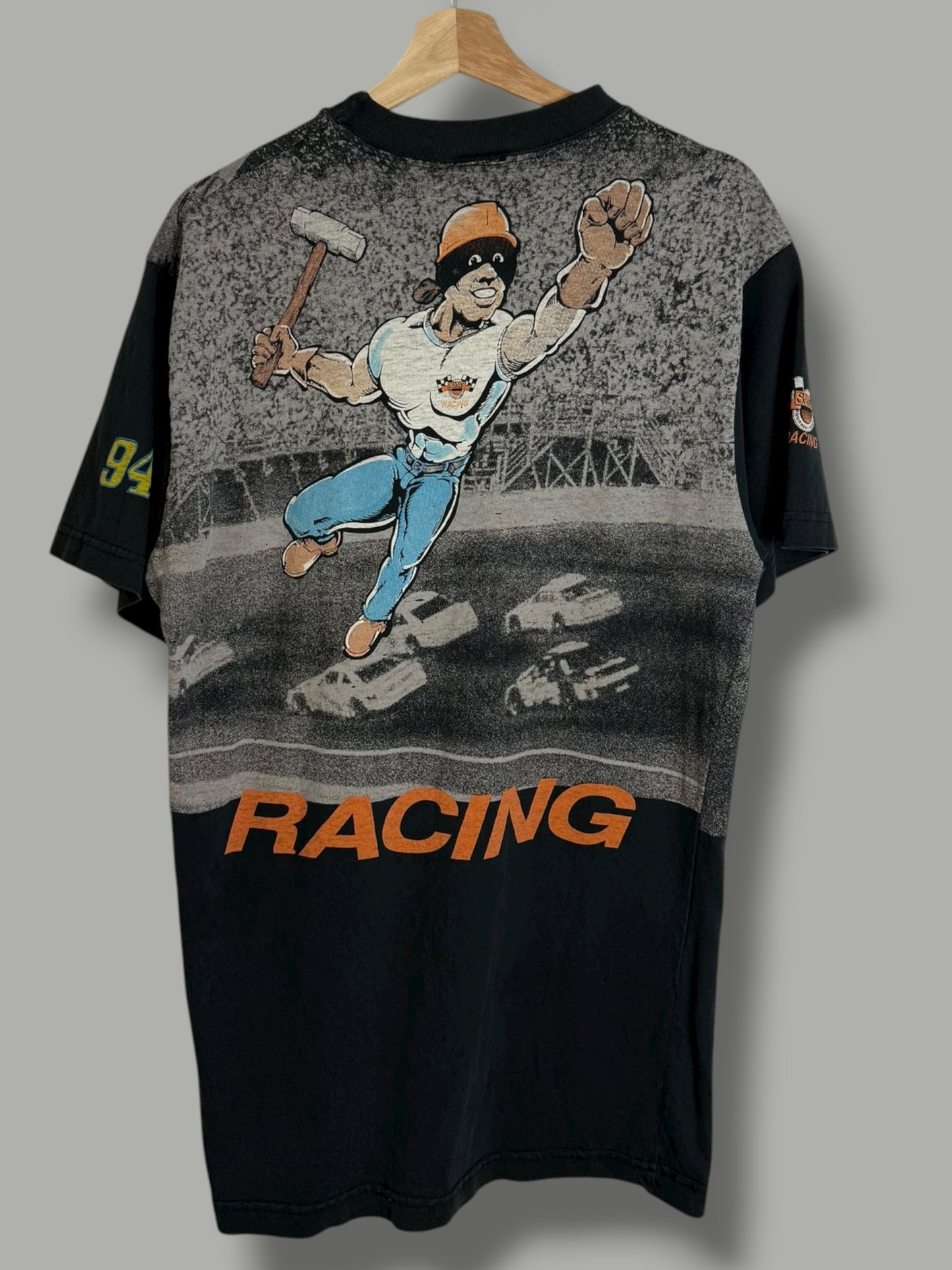 Vintage 90's Nascar "Sam's Racing" Big Print T Shirt