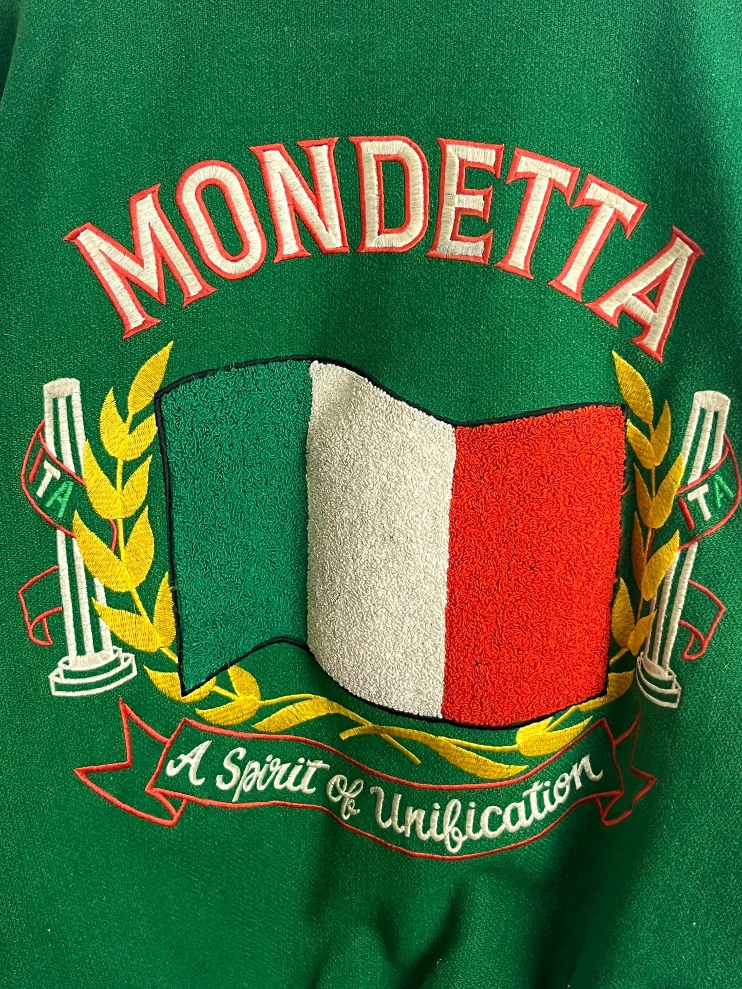Vintage 90’s Mondetta “ Italy”Varsity Jacket