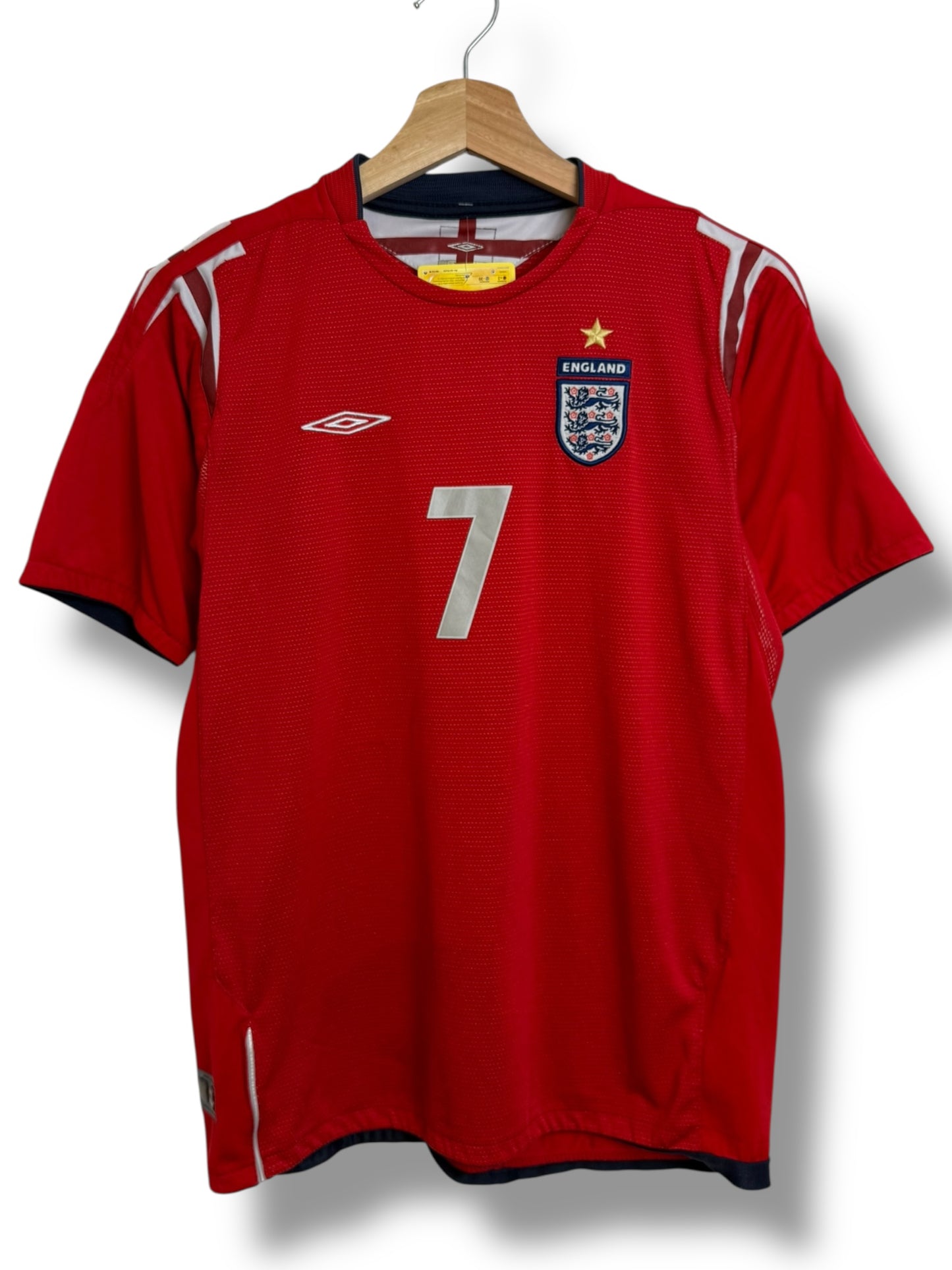 Vintage 2004/06 England Beckham Away Jersey