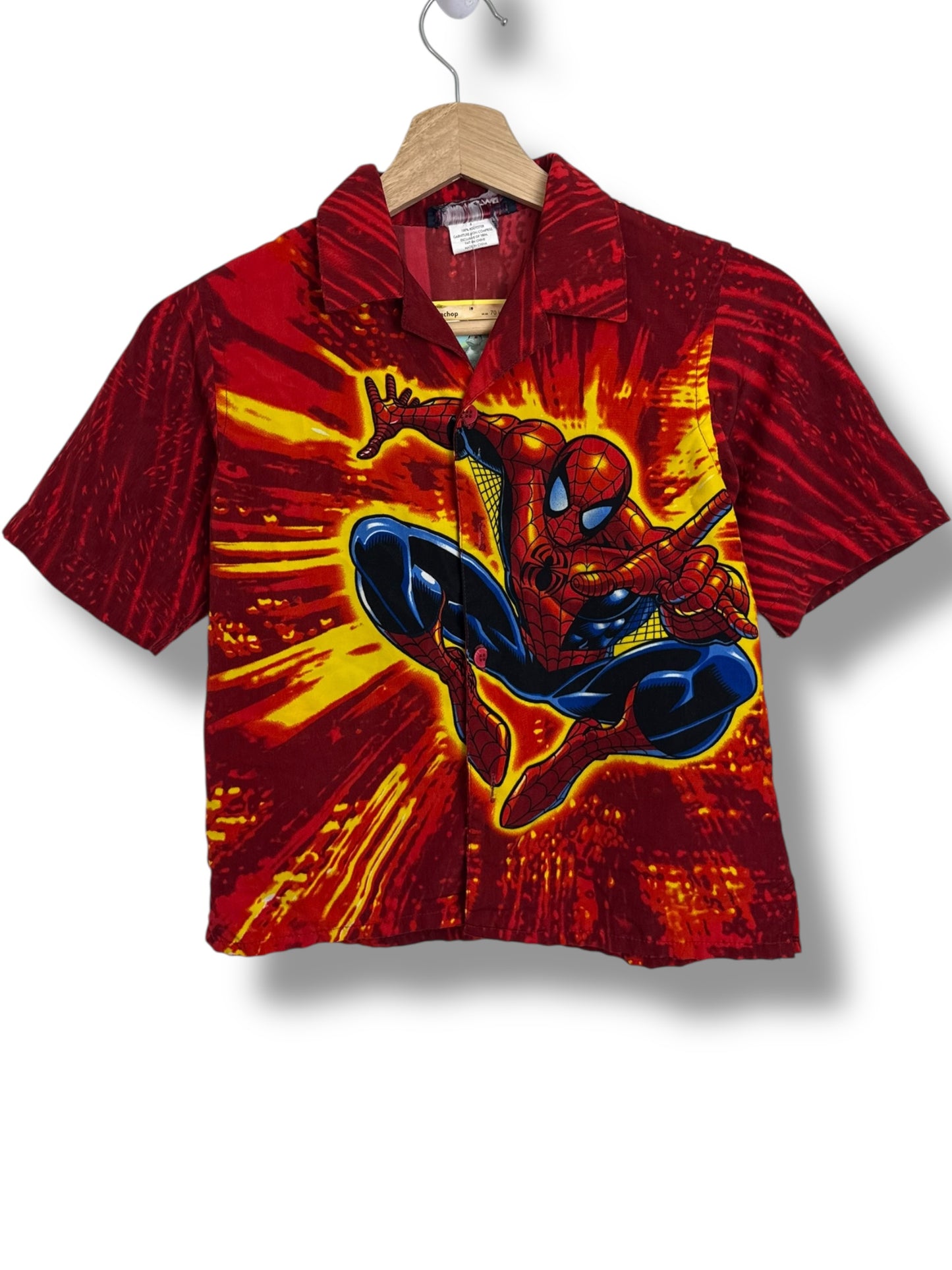 Vintage 2002 Spiderman Button Up