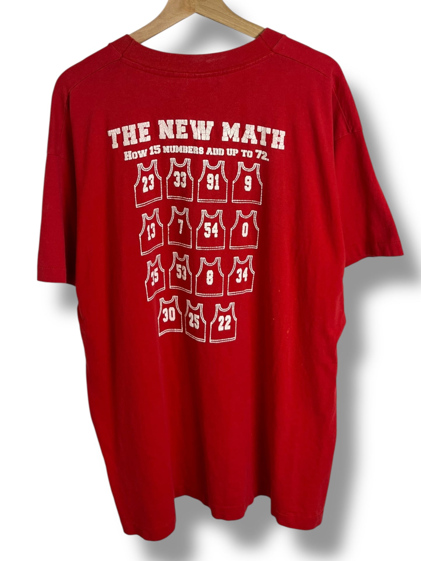 Vintage 1996 Chicago Bulls “72-10” Line Up T shirt