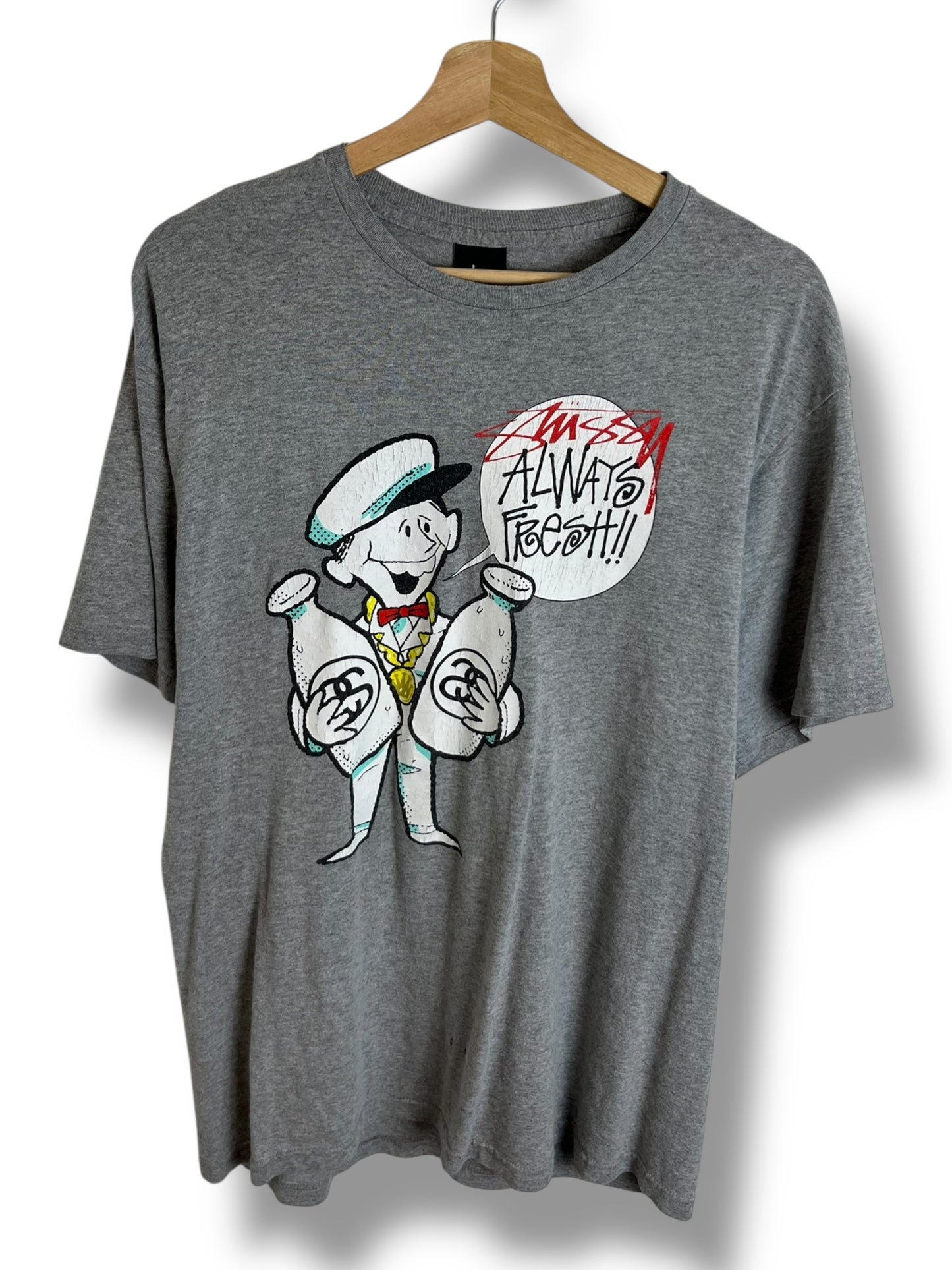Vintage Y2k Stussy “Always Fresh” T shirt