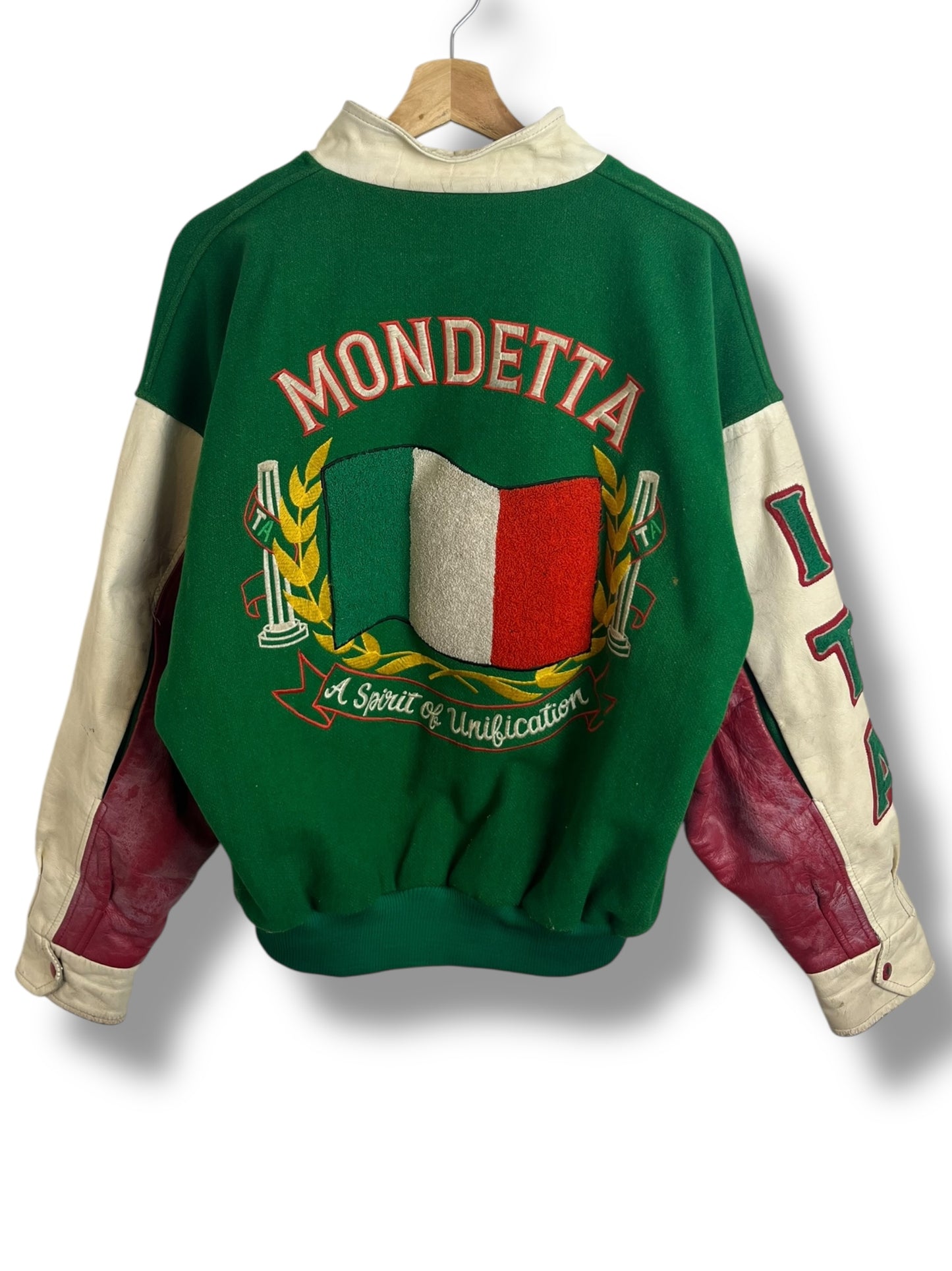 Vintage 90’s Mondetta “ Italy”Varsity Jacket