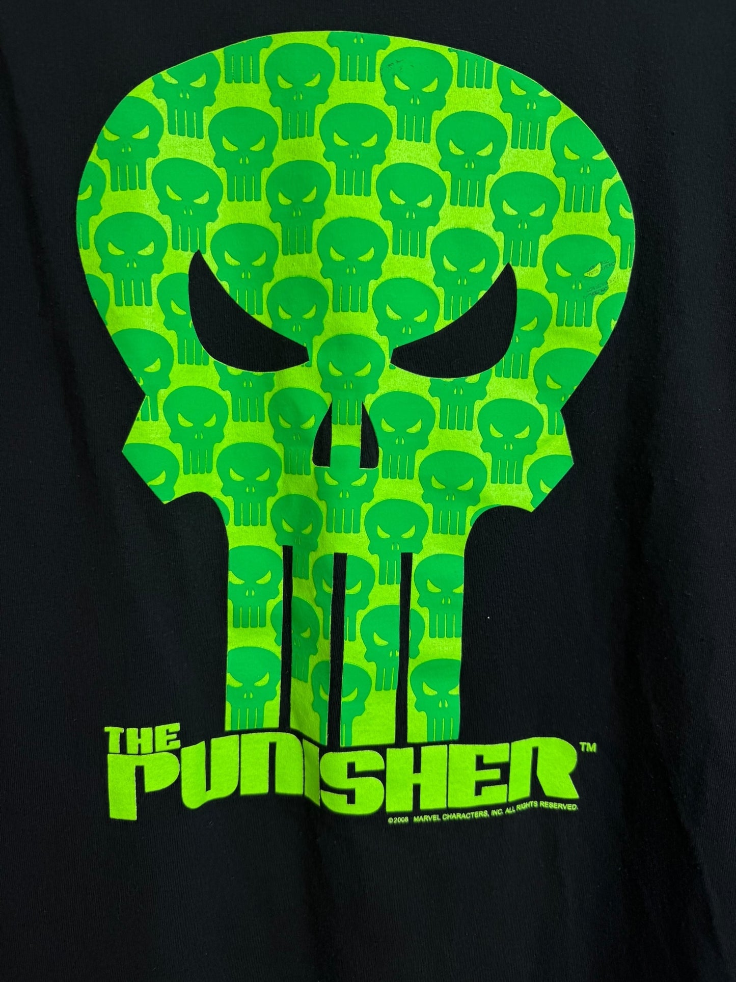 Vintage 2008 Marvel Comics The Punisher T Shirt