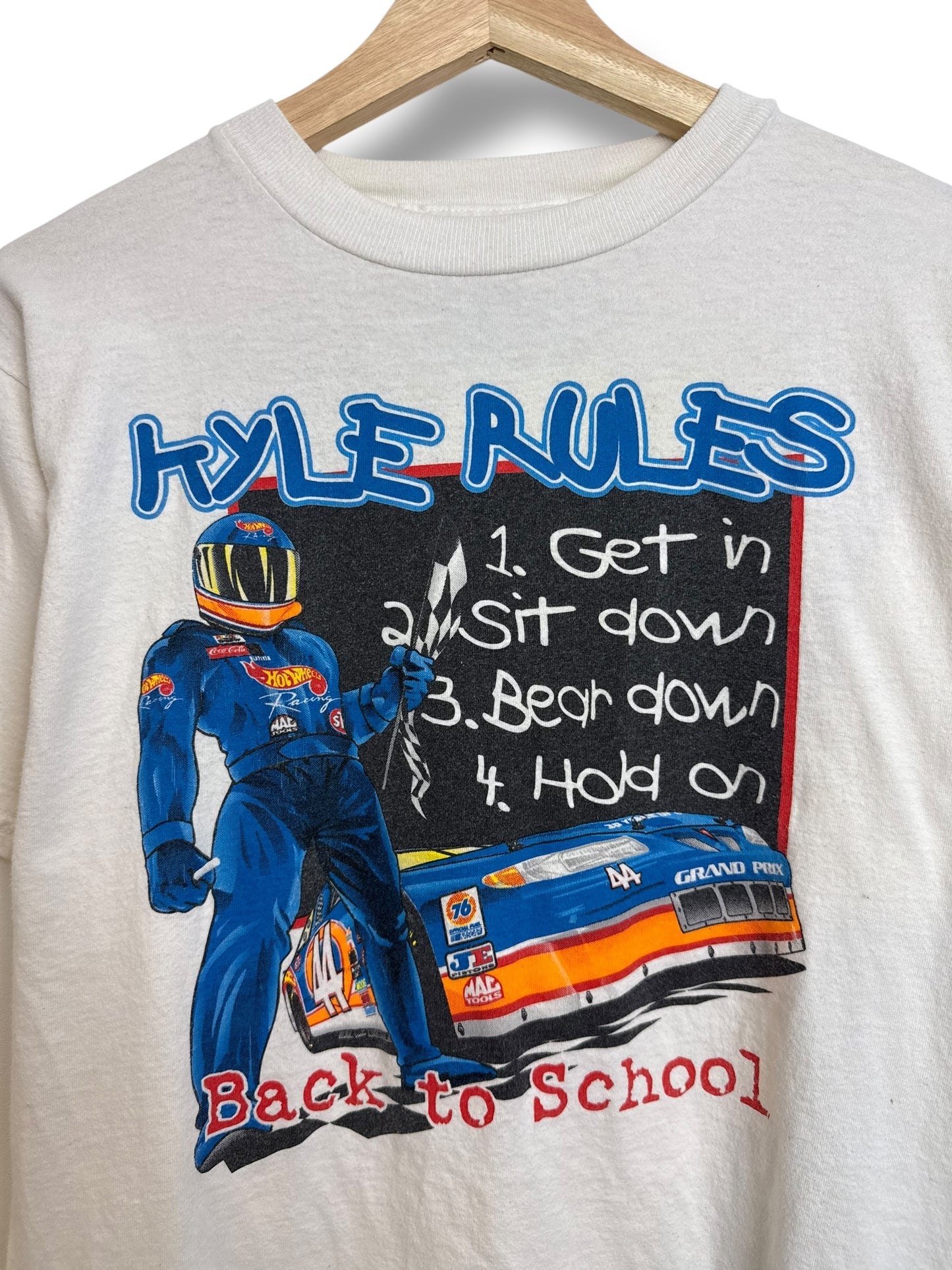Vintage 1998 Kyle Bush “Back To School” T Shirt