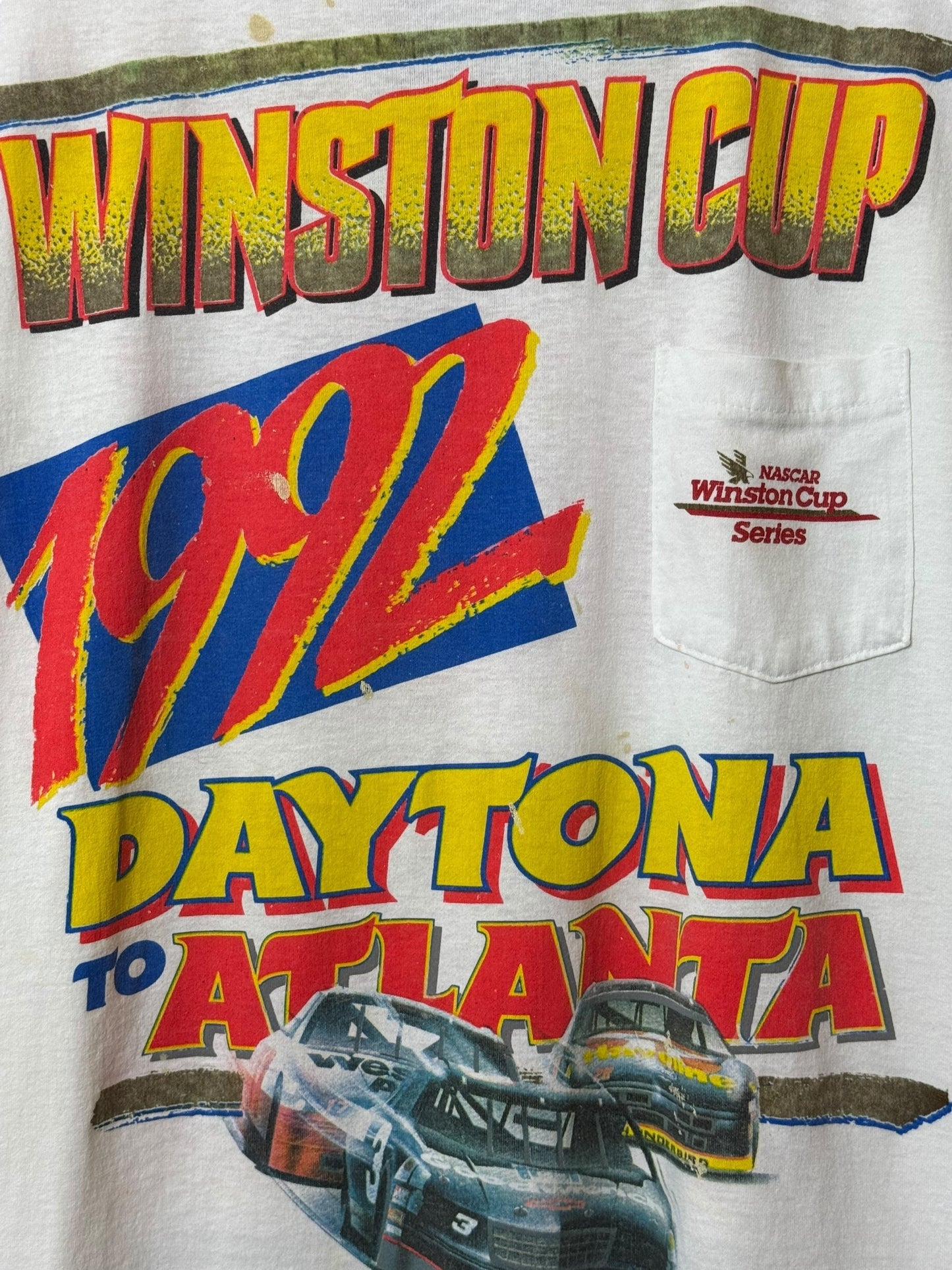 Vintage 1992 Winstons Cup “Daytona To Atlanta” T Shirt