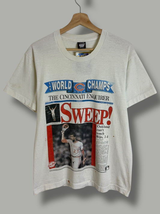 Vintage 1990 Cincinnati Reds World Champs T Shirt