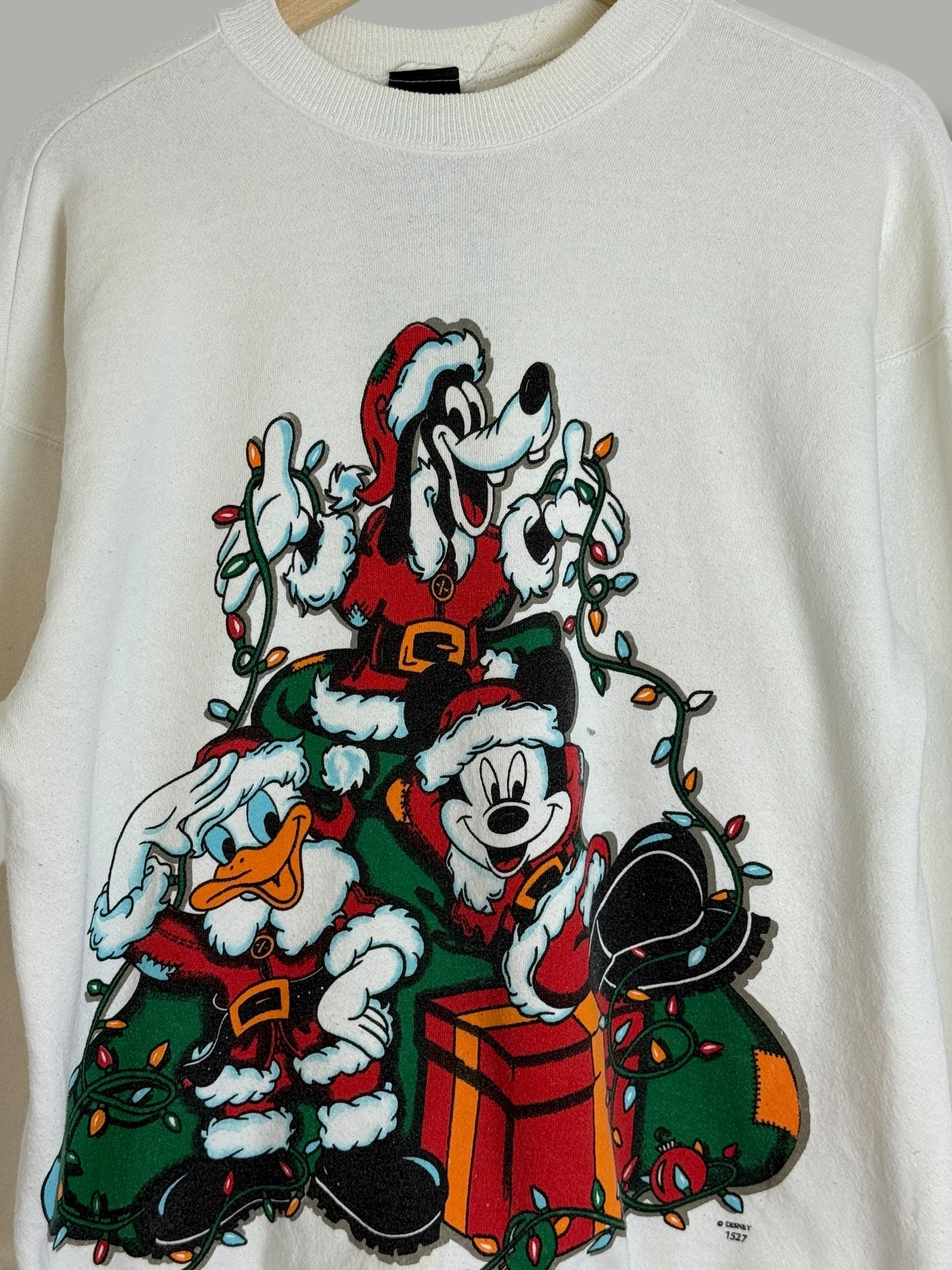 Vintage 90's Mickey Mouse Christmas Crewneck