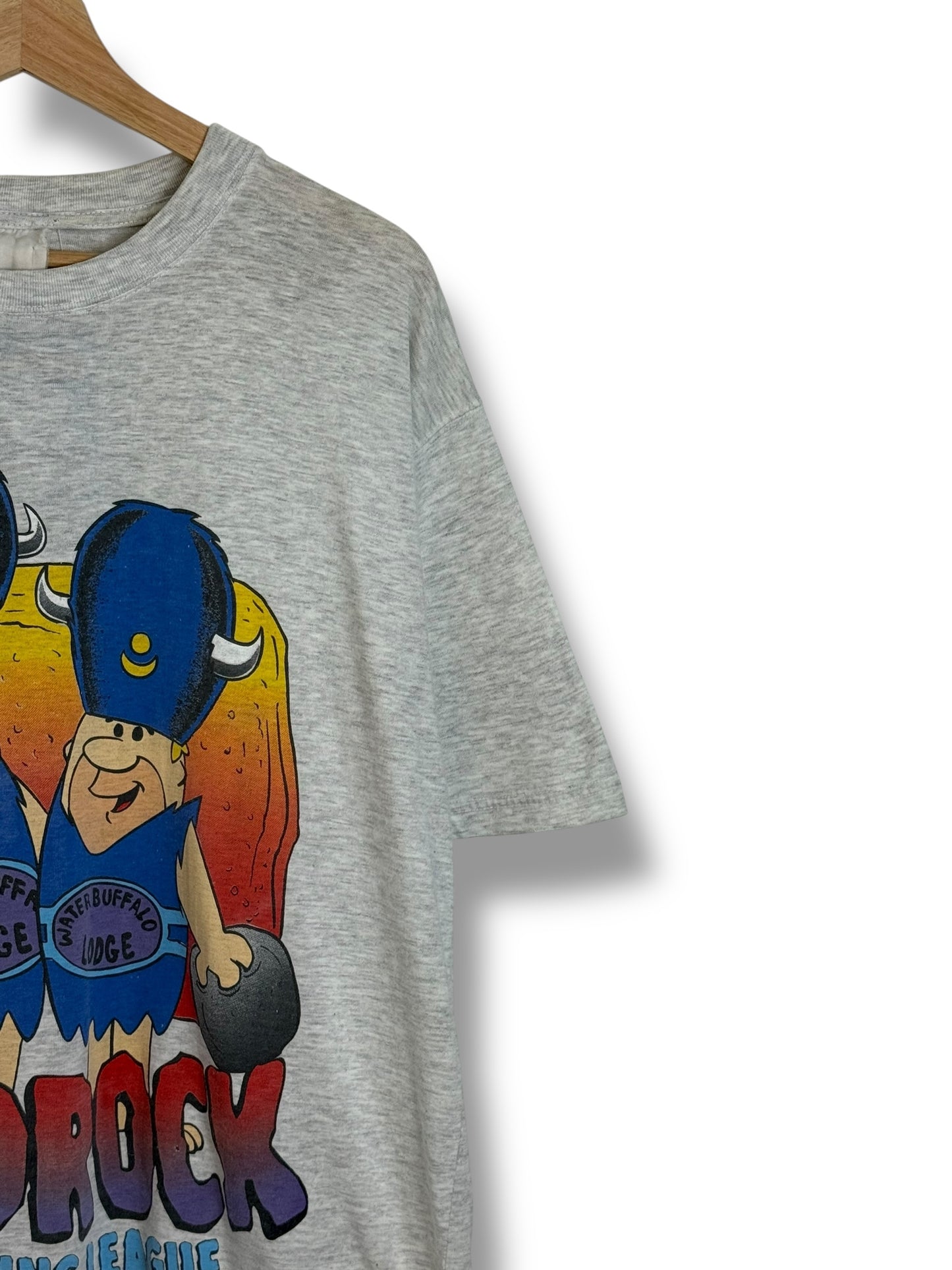 Vintage 1994 The Flintstone “Bowling League” Promo T Shirt